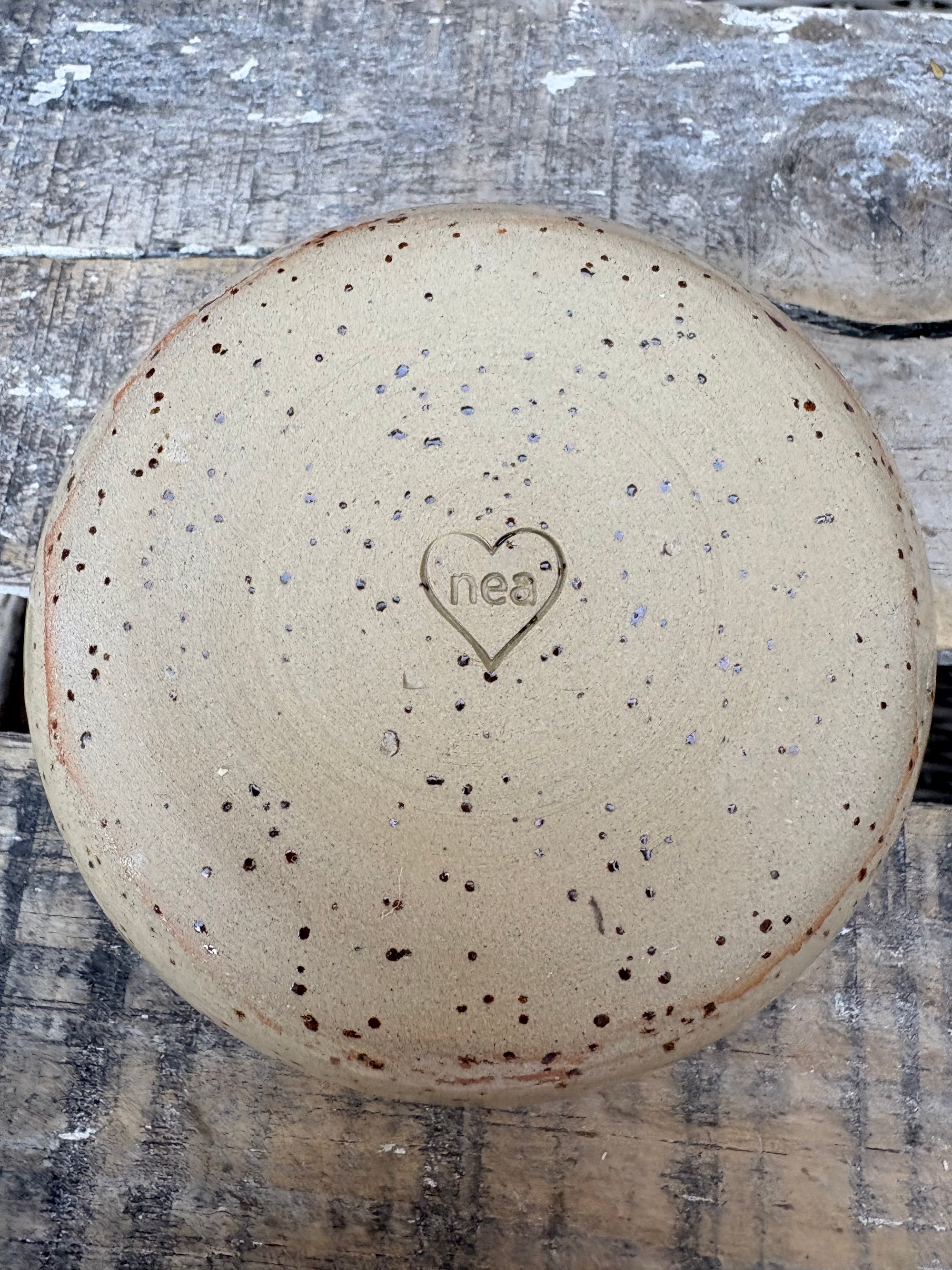 "random shit" trinket dish (pink, flecked)