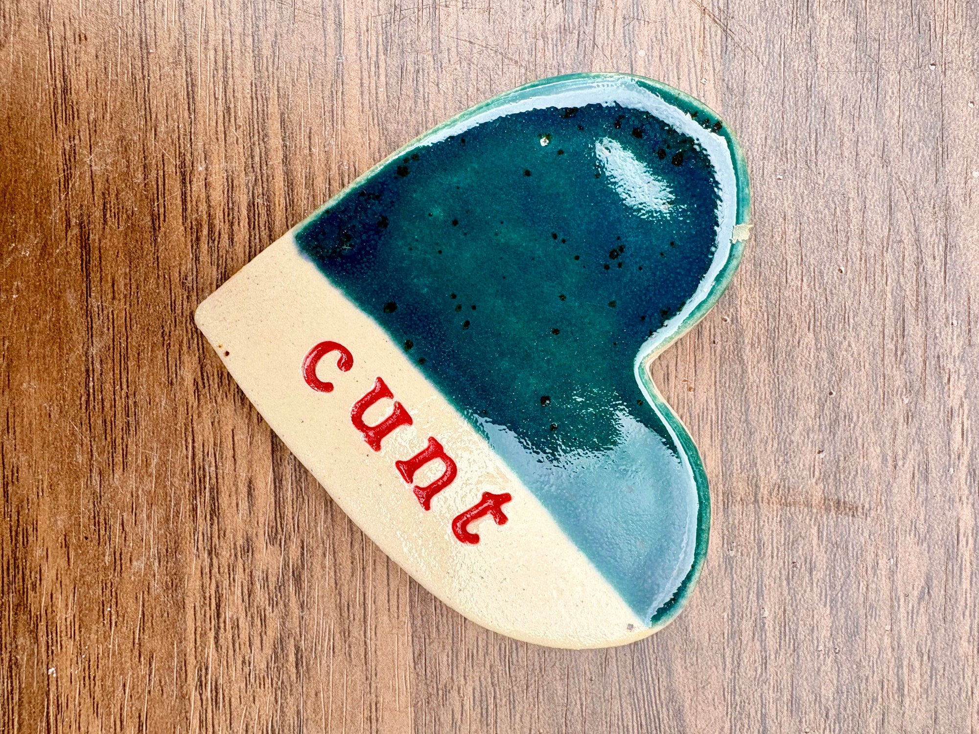 “cunt" magnet (sea blue, large)