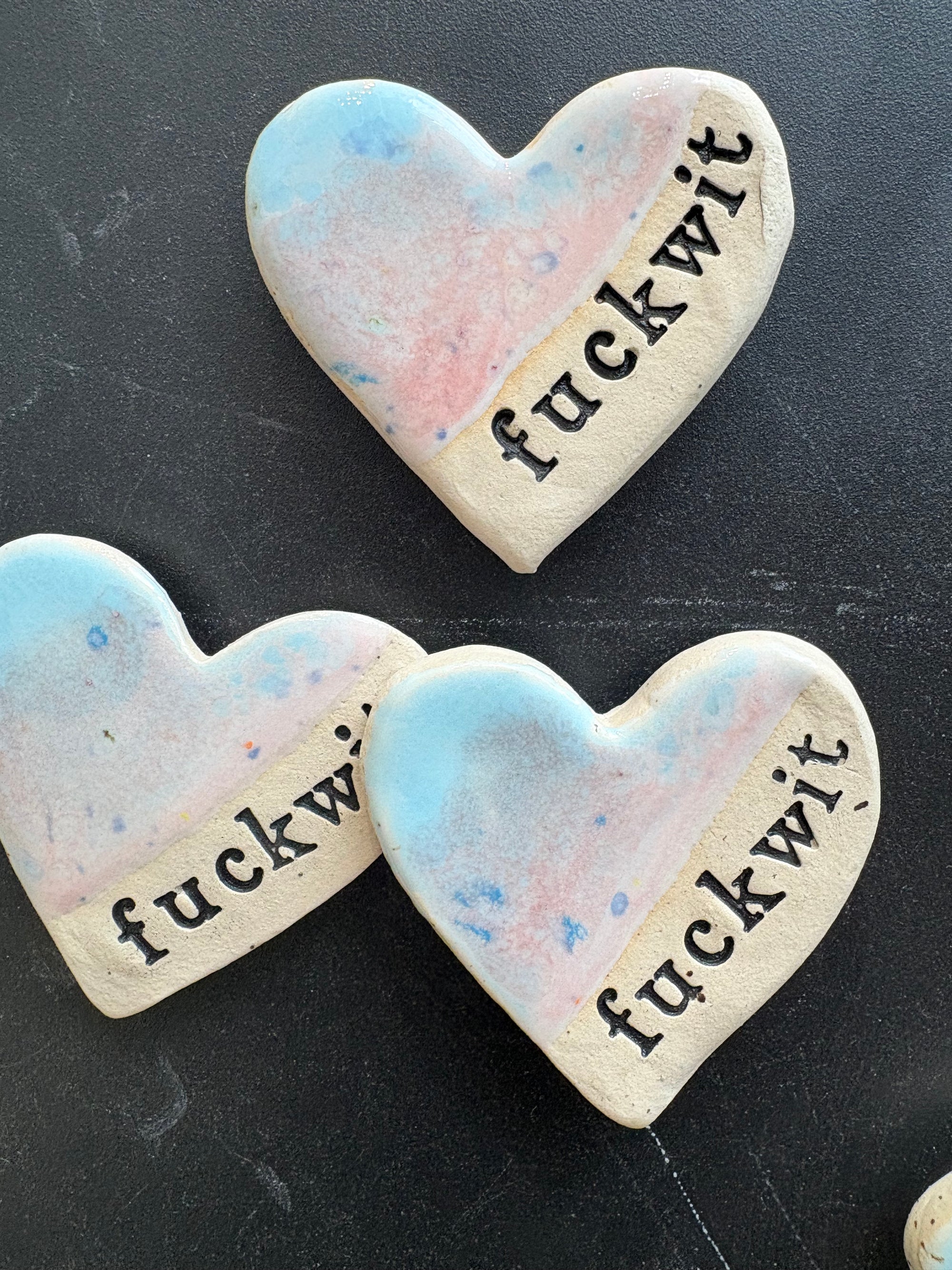 Fuckwit Magnet (blue/pink)