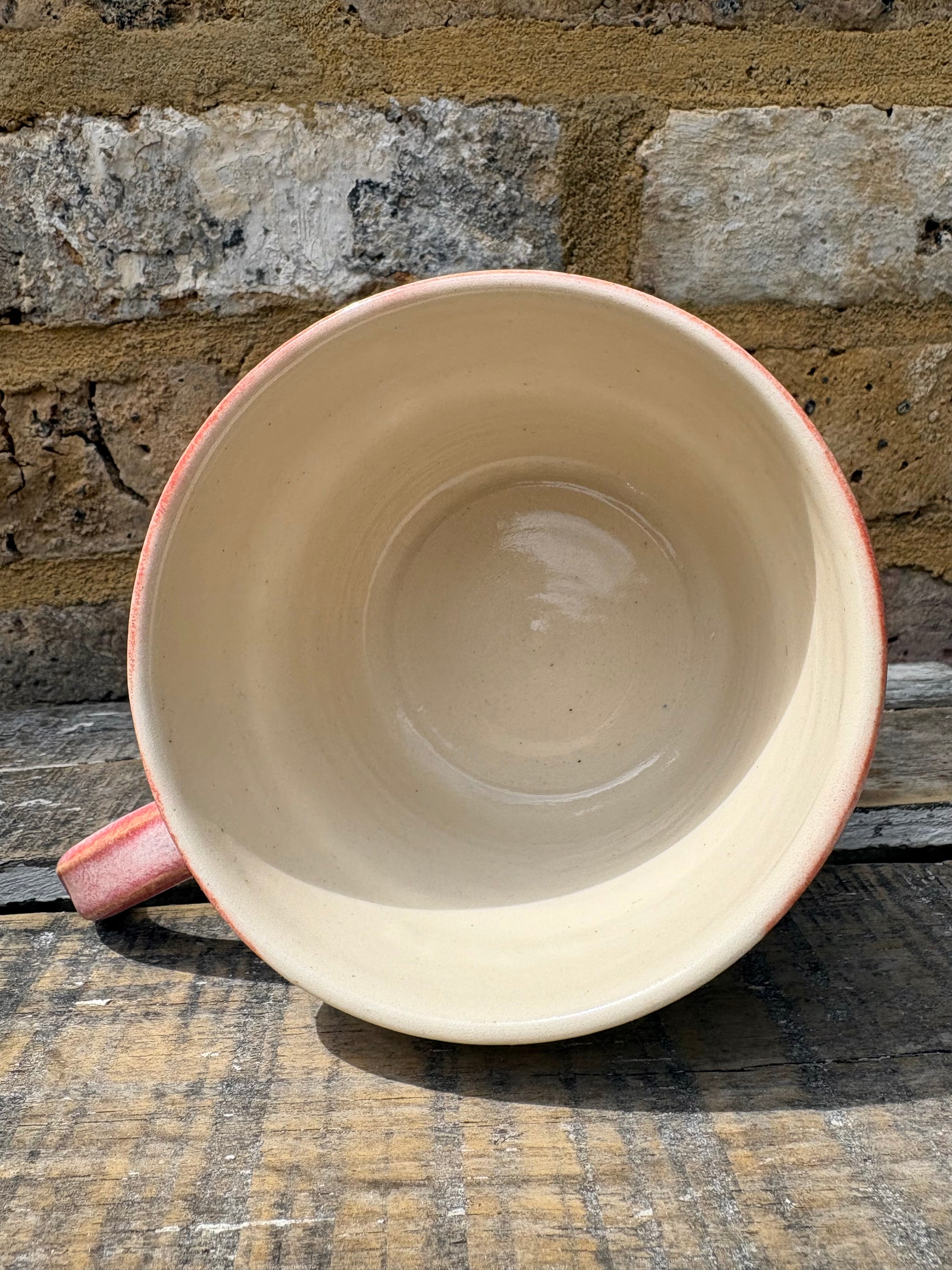 “what a fucked up time to be alive" mug (pink night sky)