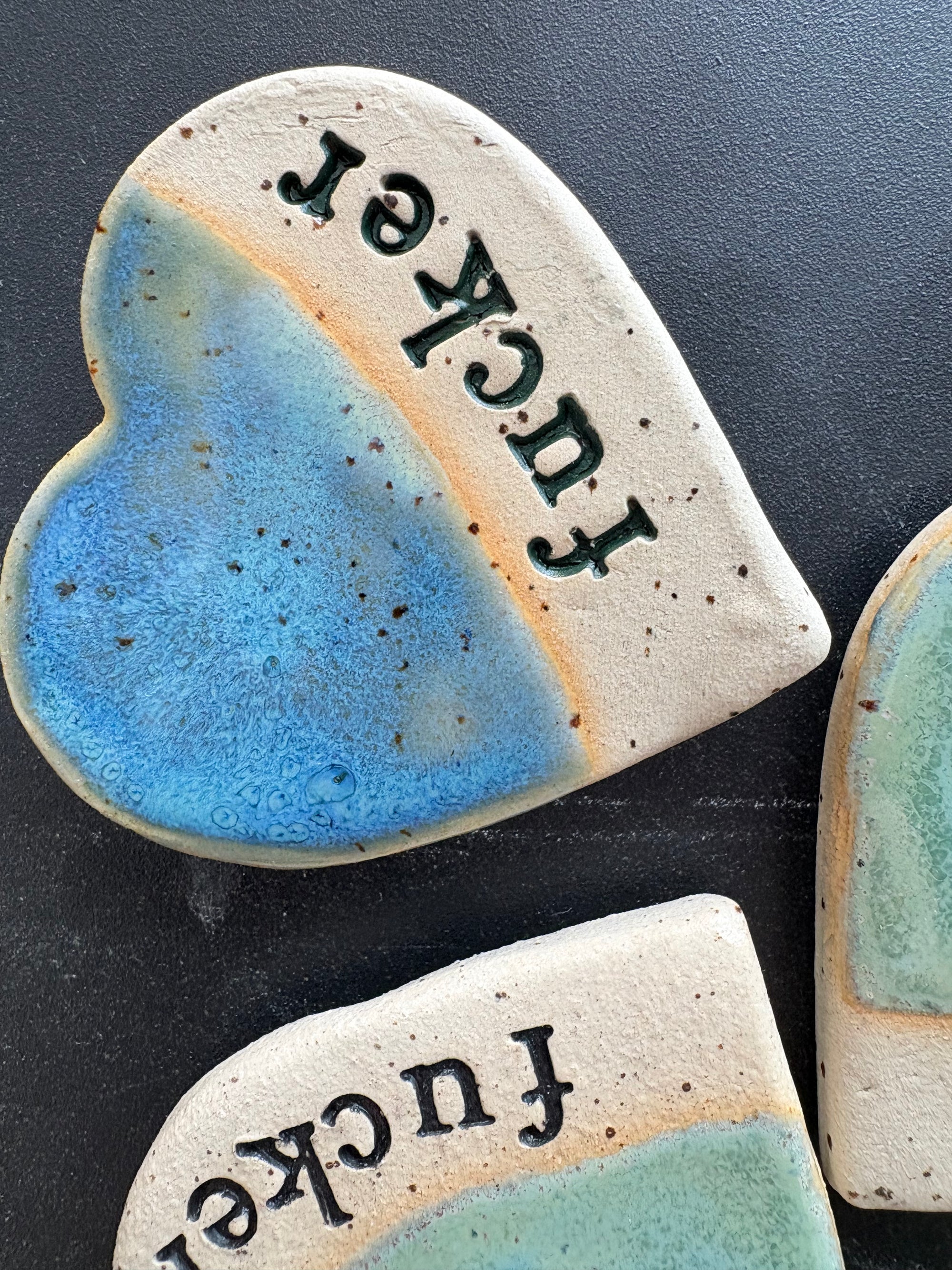 “Fucker” Magnet (blue, large)