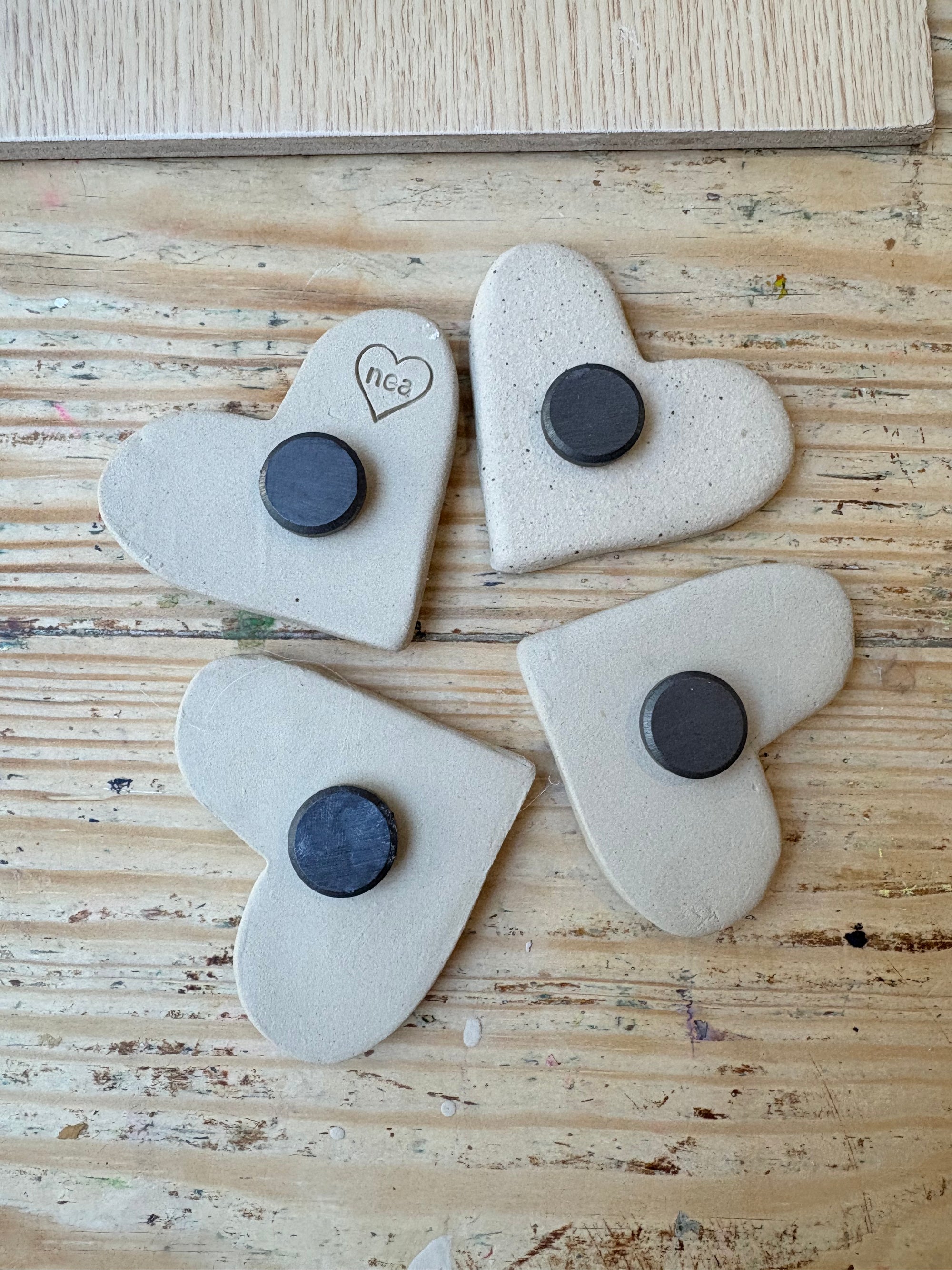 Sweary Magnet Set (4 heart shaped magnets)