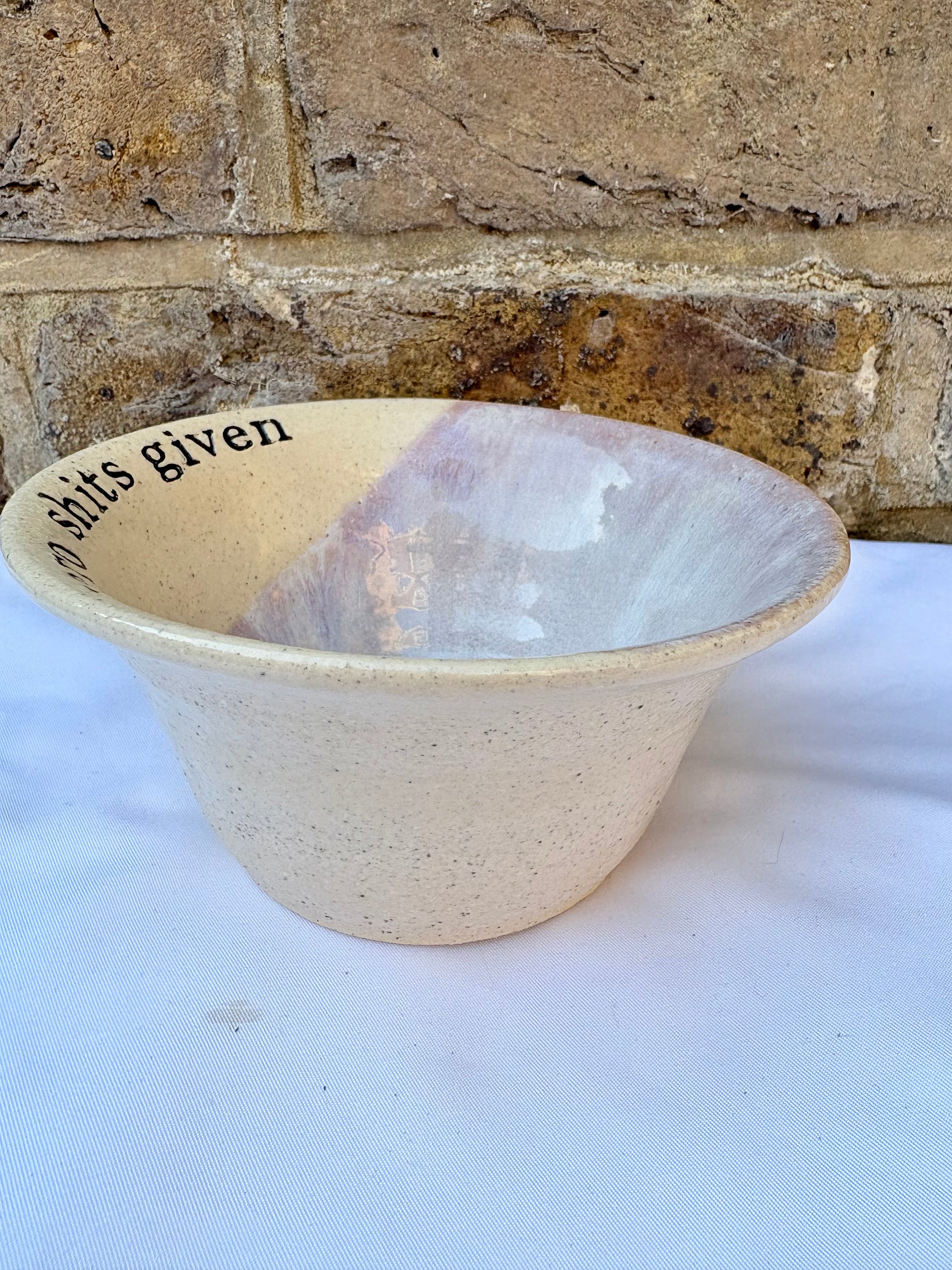 "zero shits given" bowl