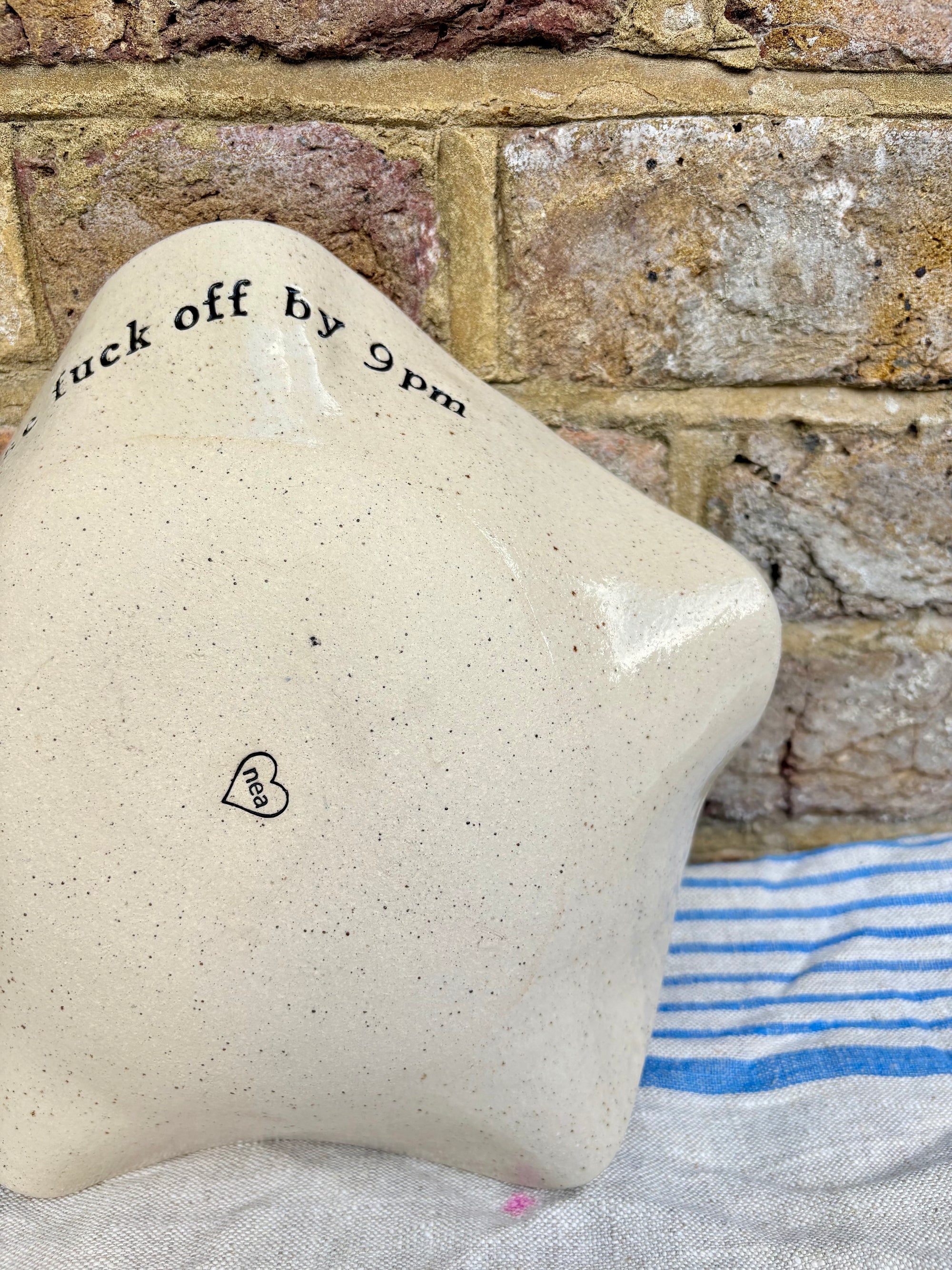 "good food, fine wine, great company..." serving dish