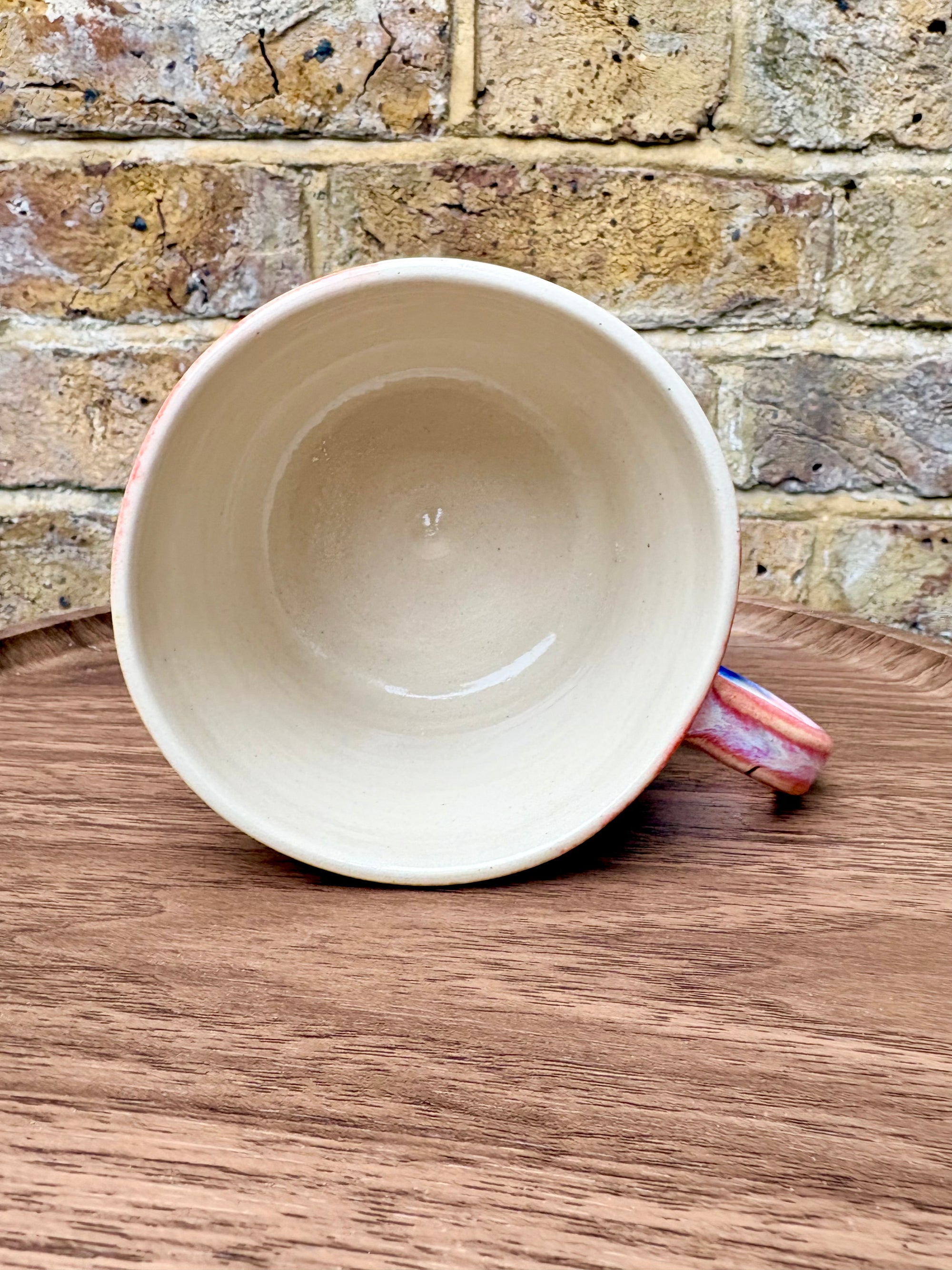 “Fuck off i'm reading" mug (Pink/blue/cream)