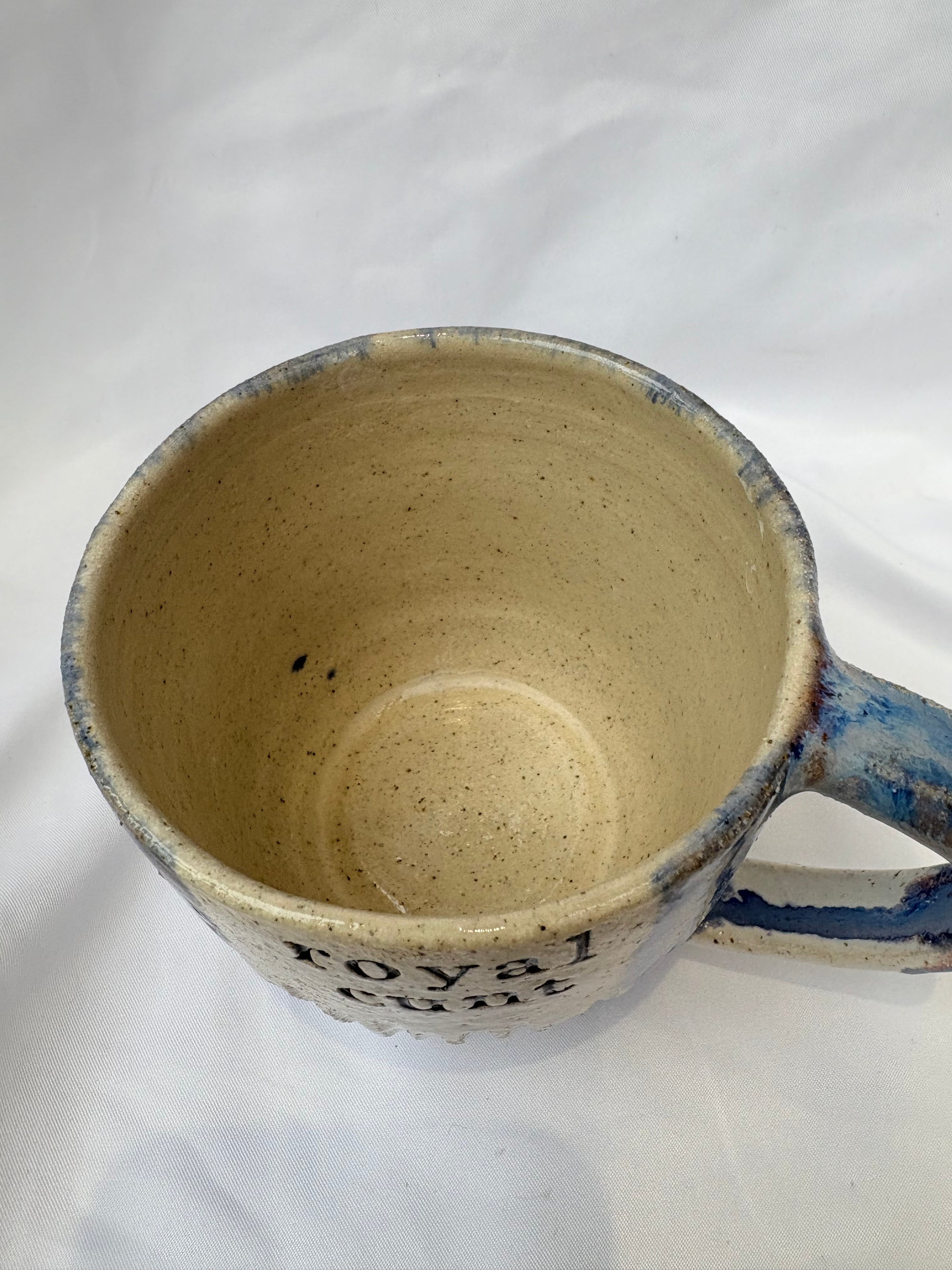 Royal Cunt mug (Blue and White glaze)