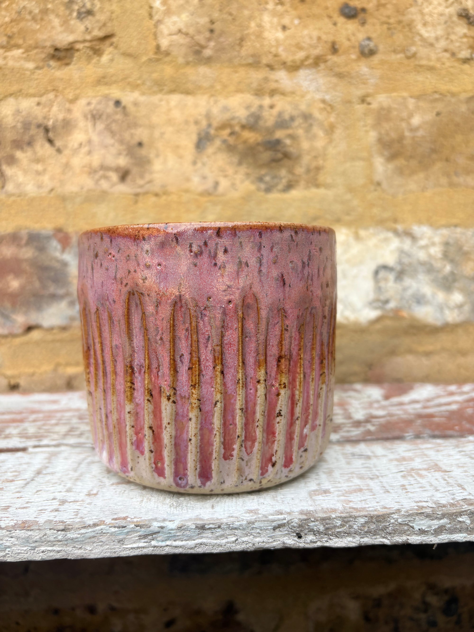 "cunt off fuck face” mug (pink)