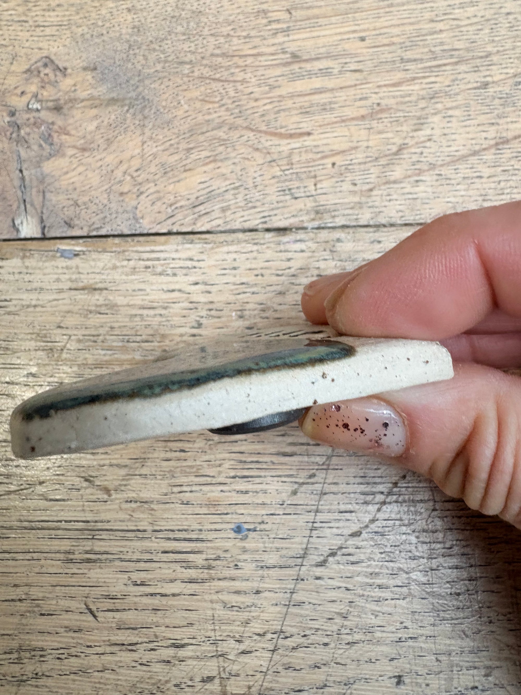 “Tosser” Magnet (blue/green, medium)