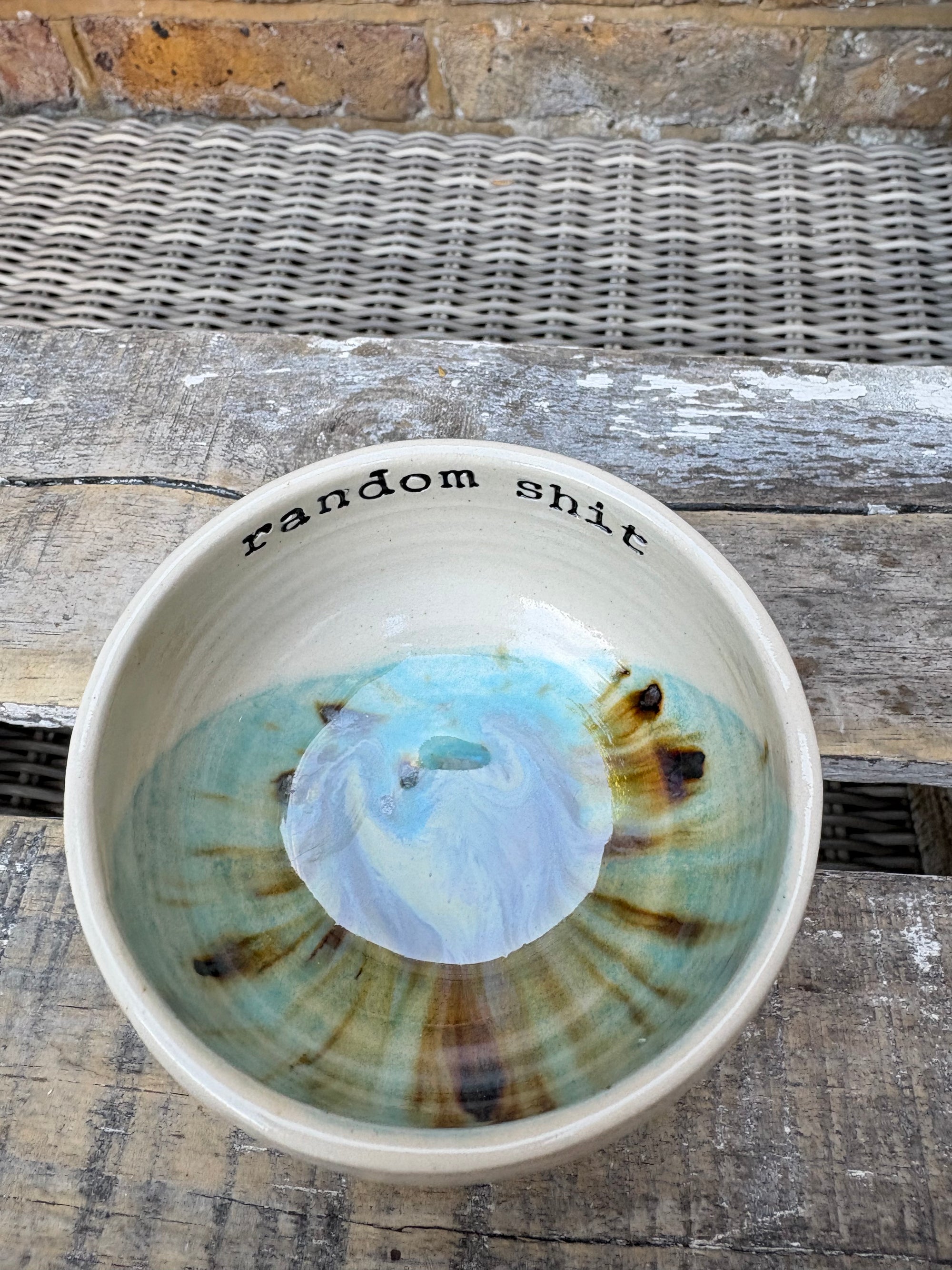 "random shit" trinket dish (ocean breeze)
