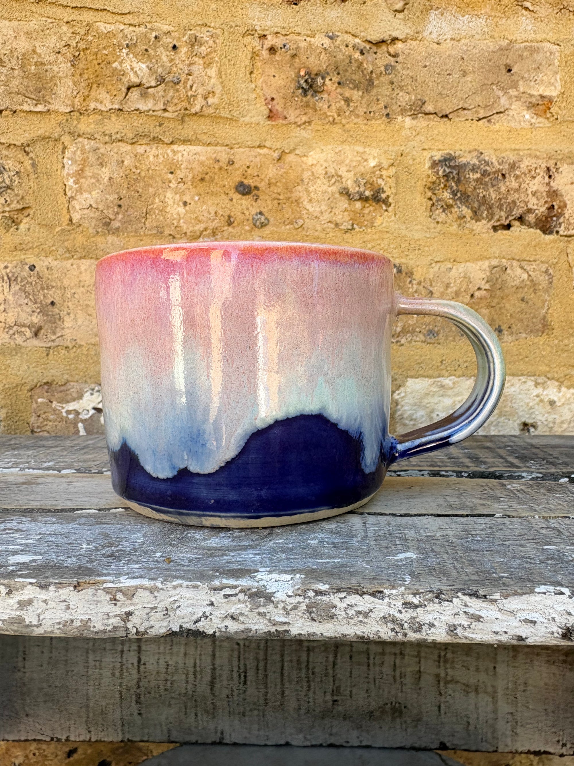 “Fuck off i'm reading" mug (Pink Night Sky, 280ml)