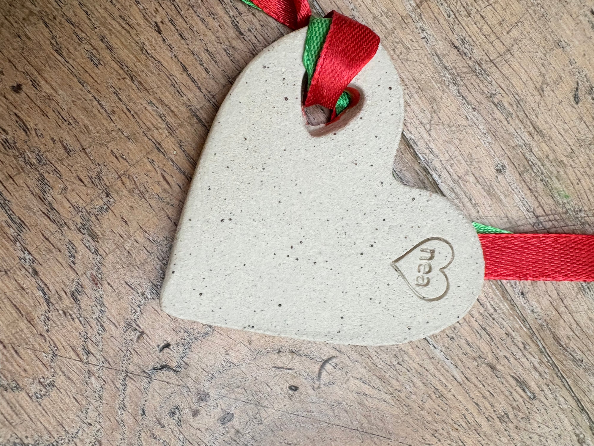 “merry twatmas” hanging decoration (red and white, large)