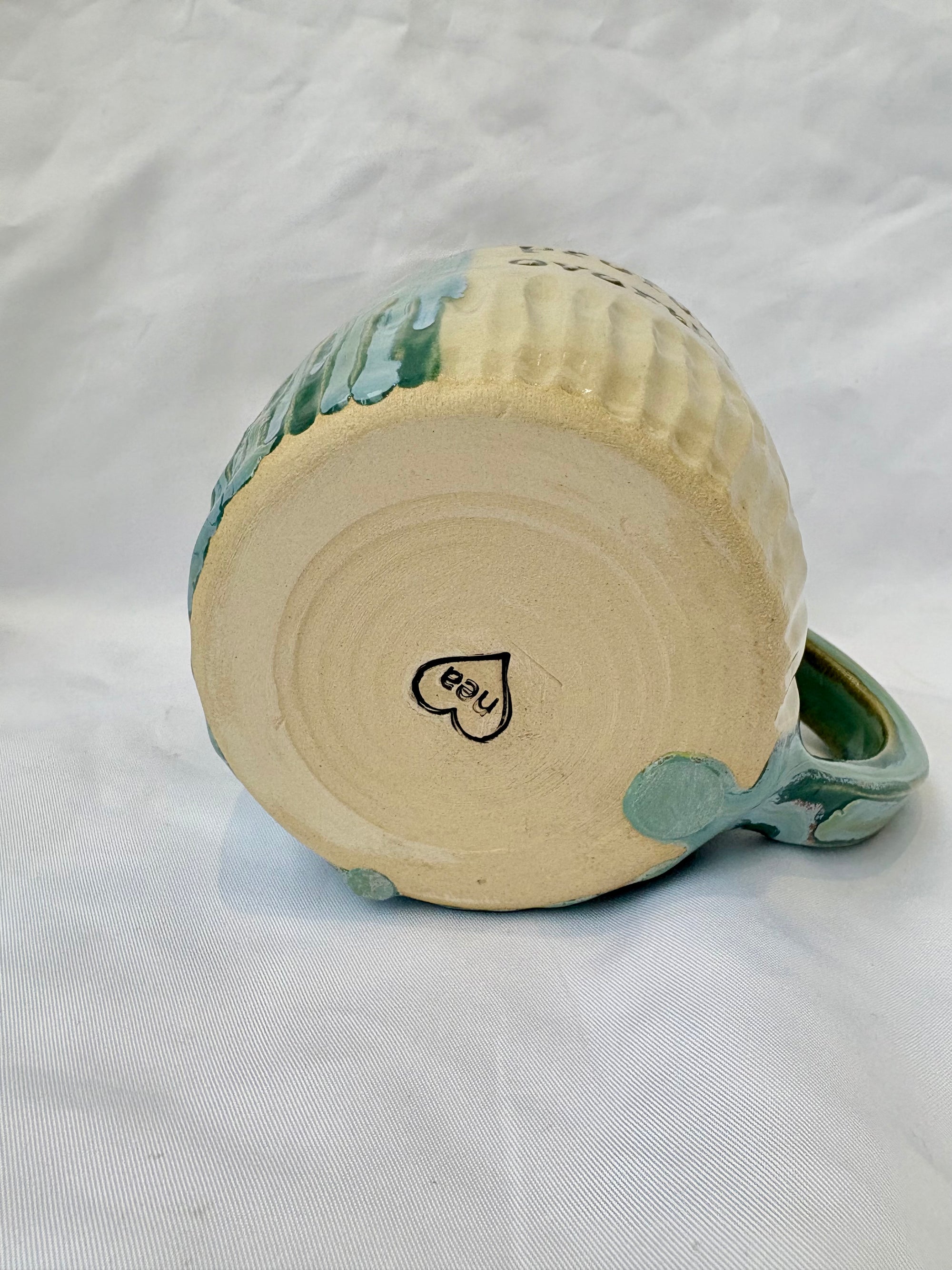 "professional overthinker" handmade mug