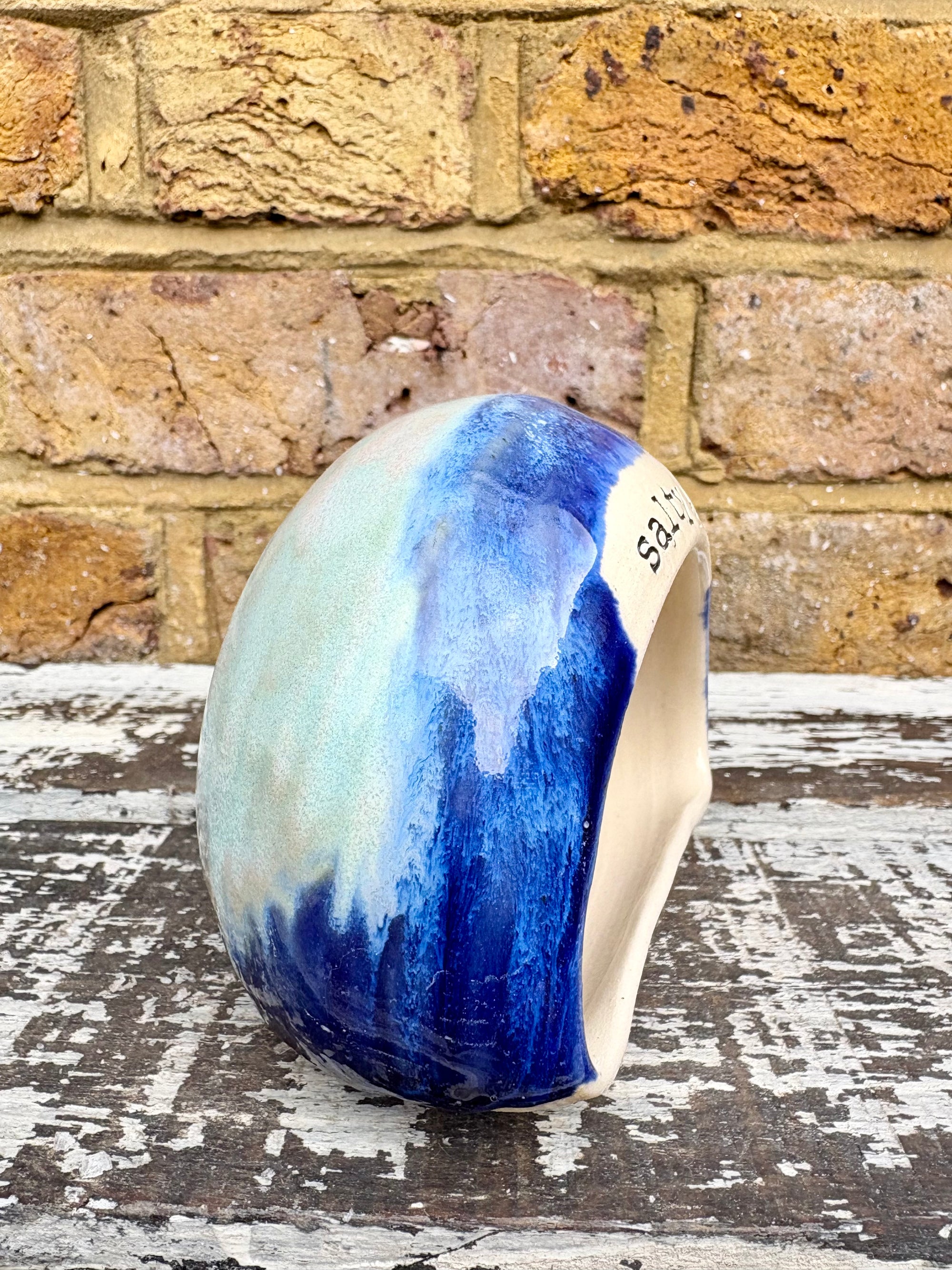 "Salty AF" Salt Pig (Blue Night Sky)