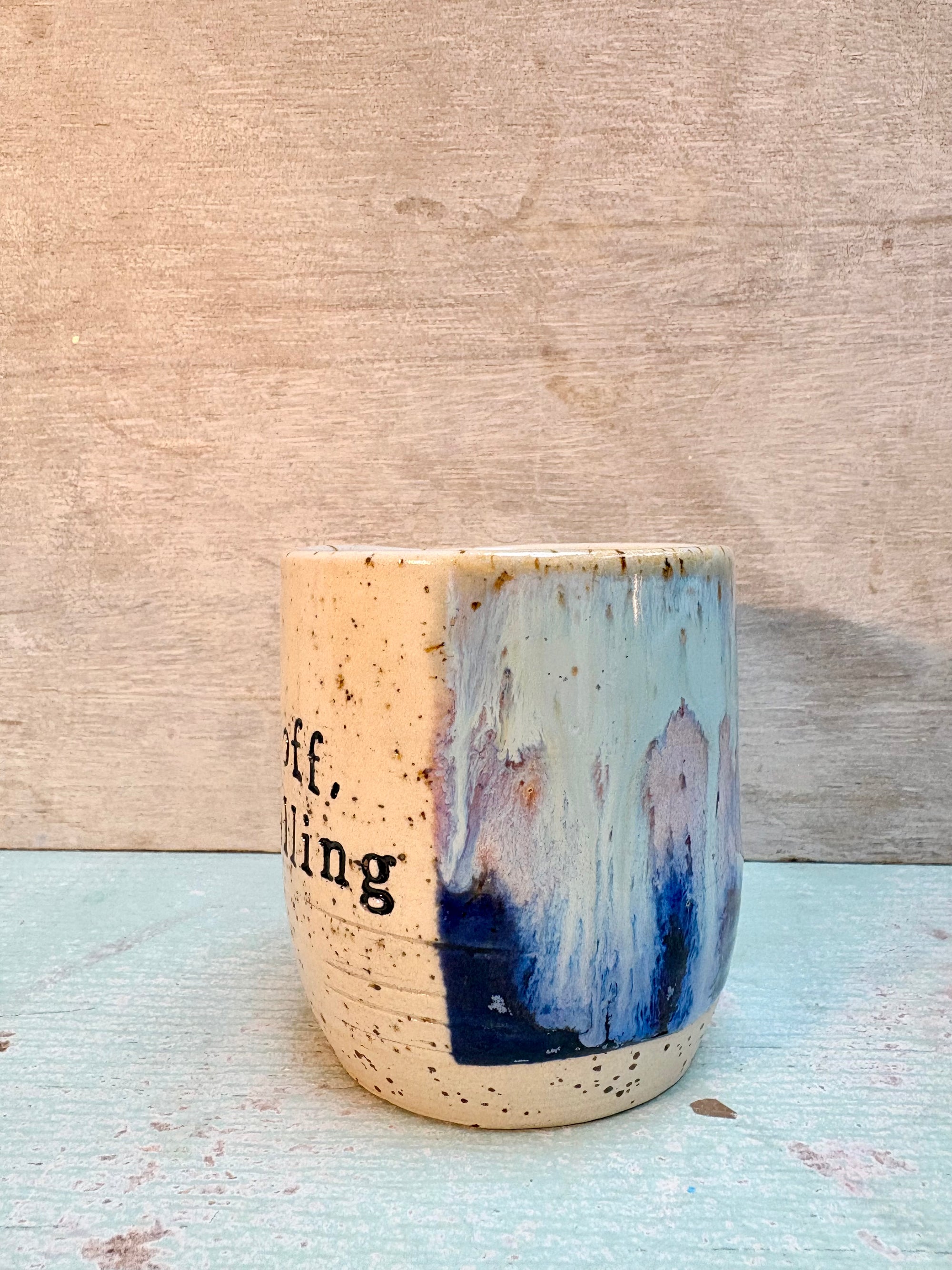 “Fuck off, i'm scrolling" mug