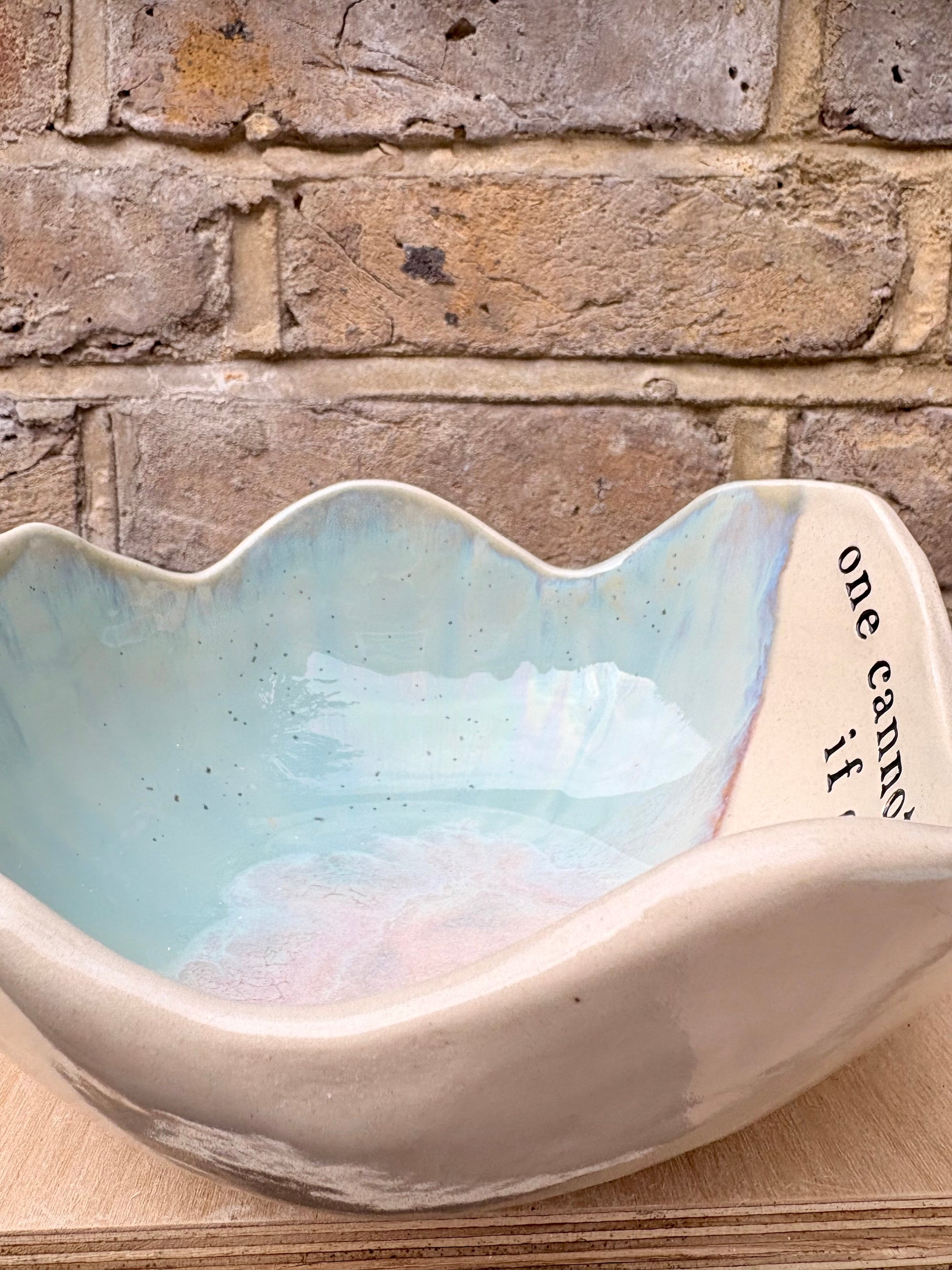 Virginia Woolf "dine(d) well" bowl