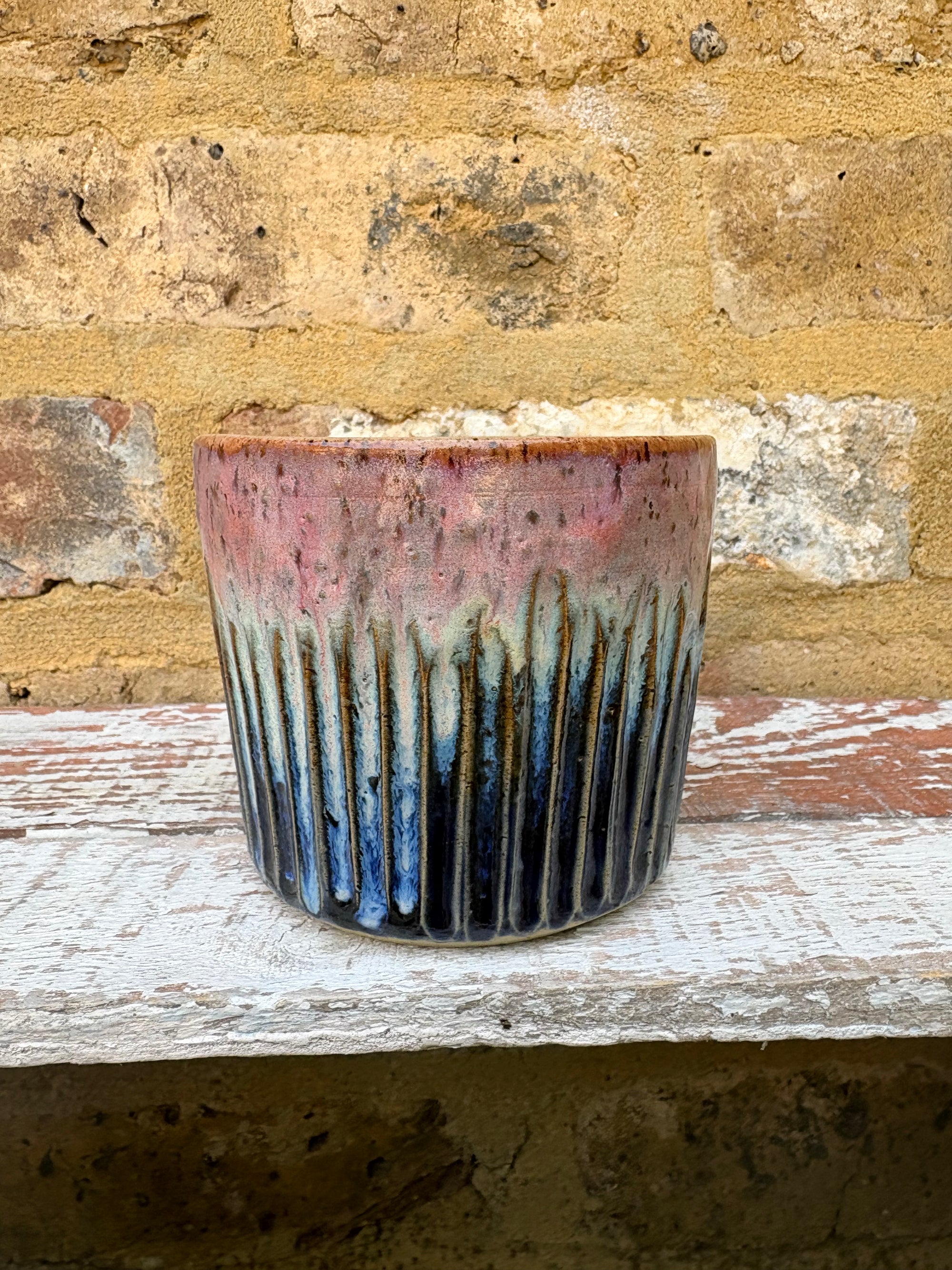 "cunt off” mug (pink night sky)
