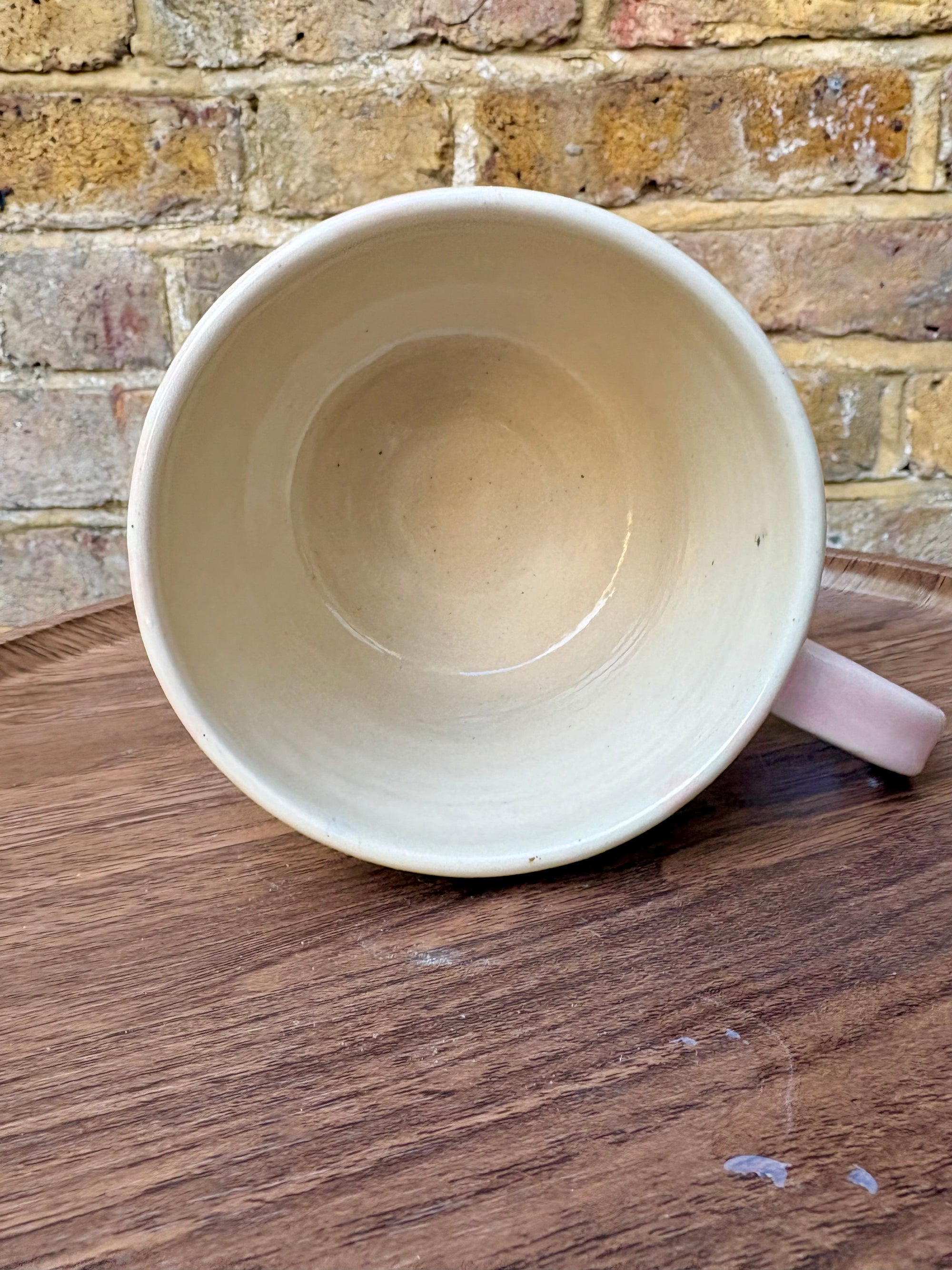 "Gentle reminder: in my luteal phase” "so cunt off you cretinous fuckwit " mug (pink stripe)