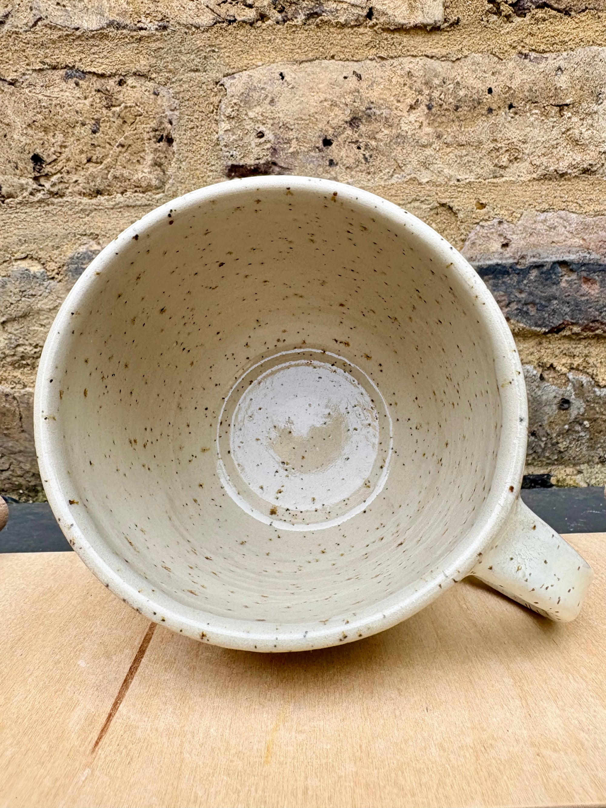 "here comes the sun" mug (orange sun)