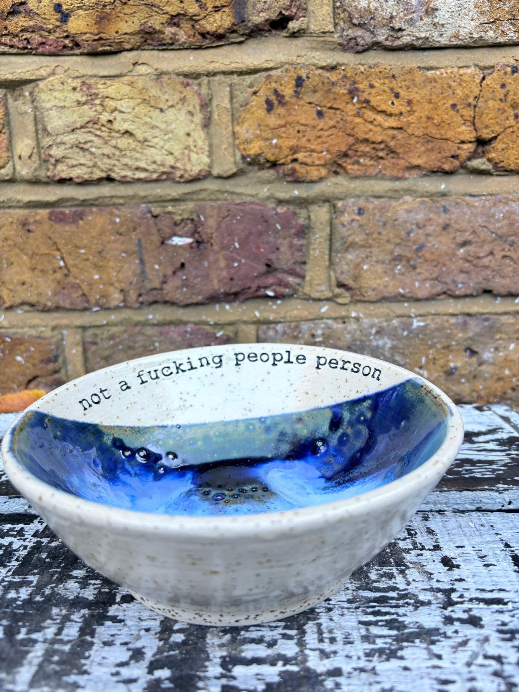 "not a fucking People Person" bowl