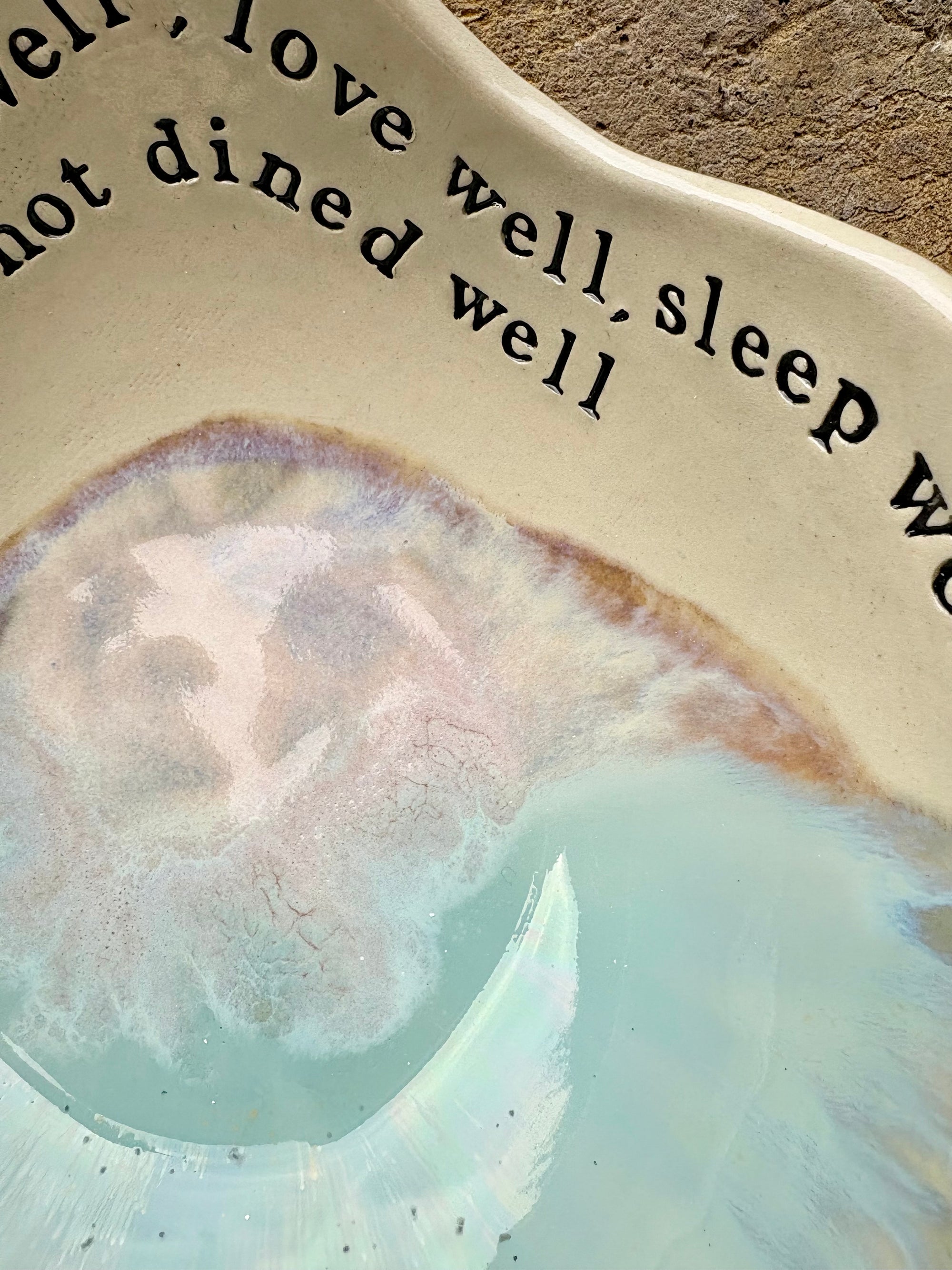 Virginia Woolf "dine(d) well" bowl