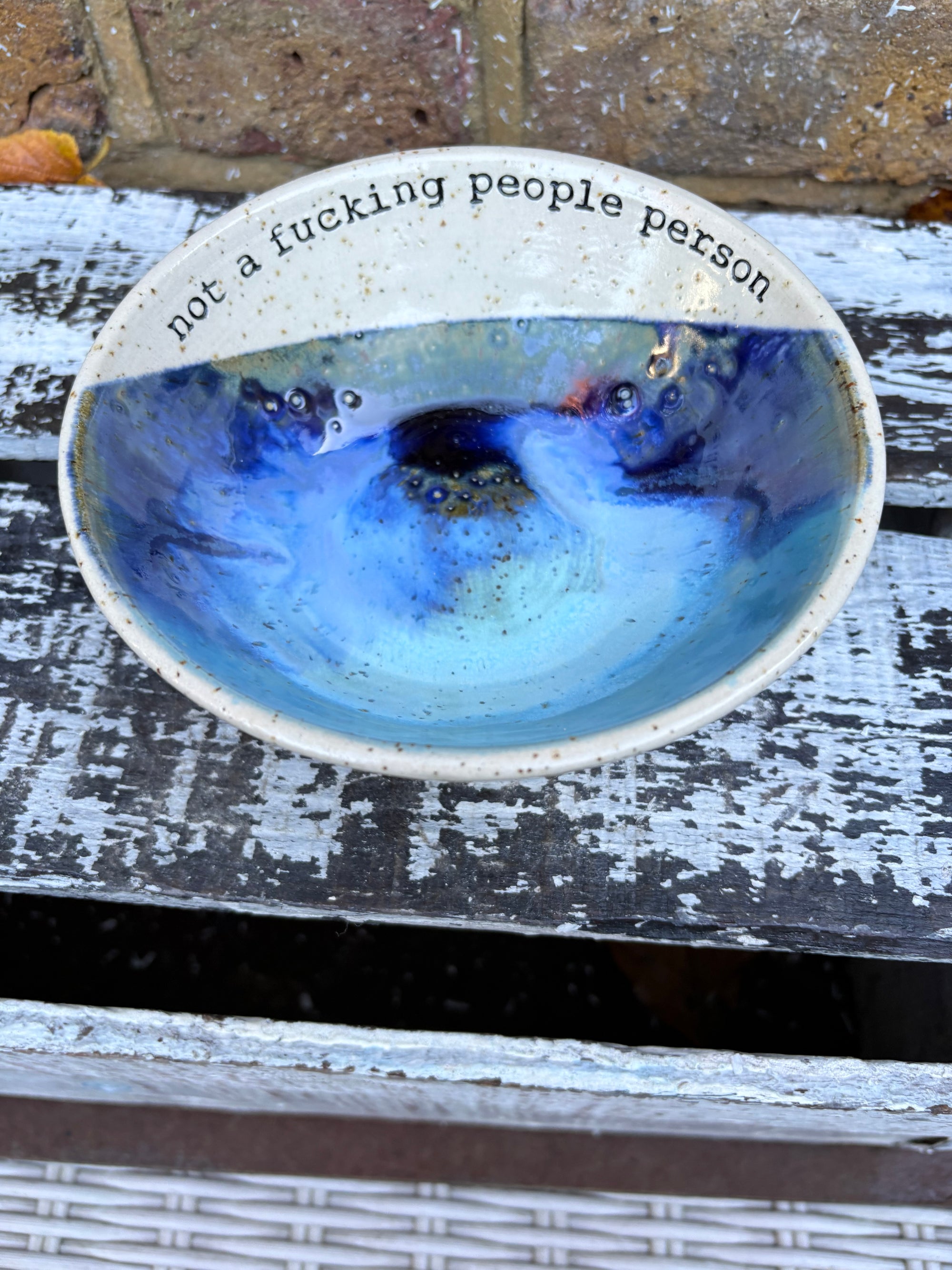 "not a fucking People Person" bowl