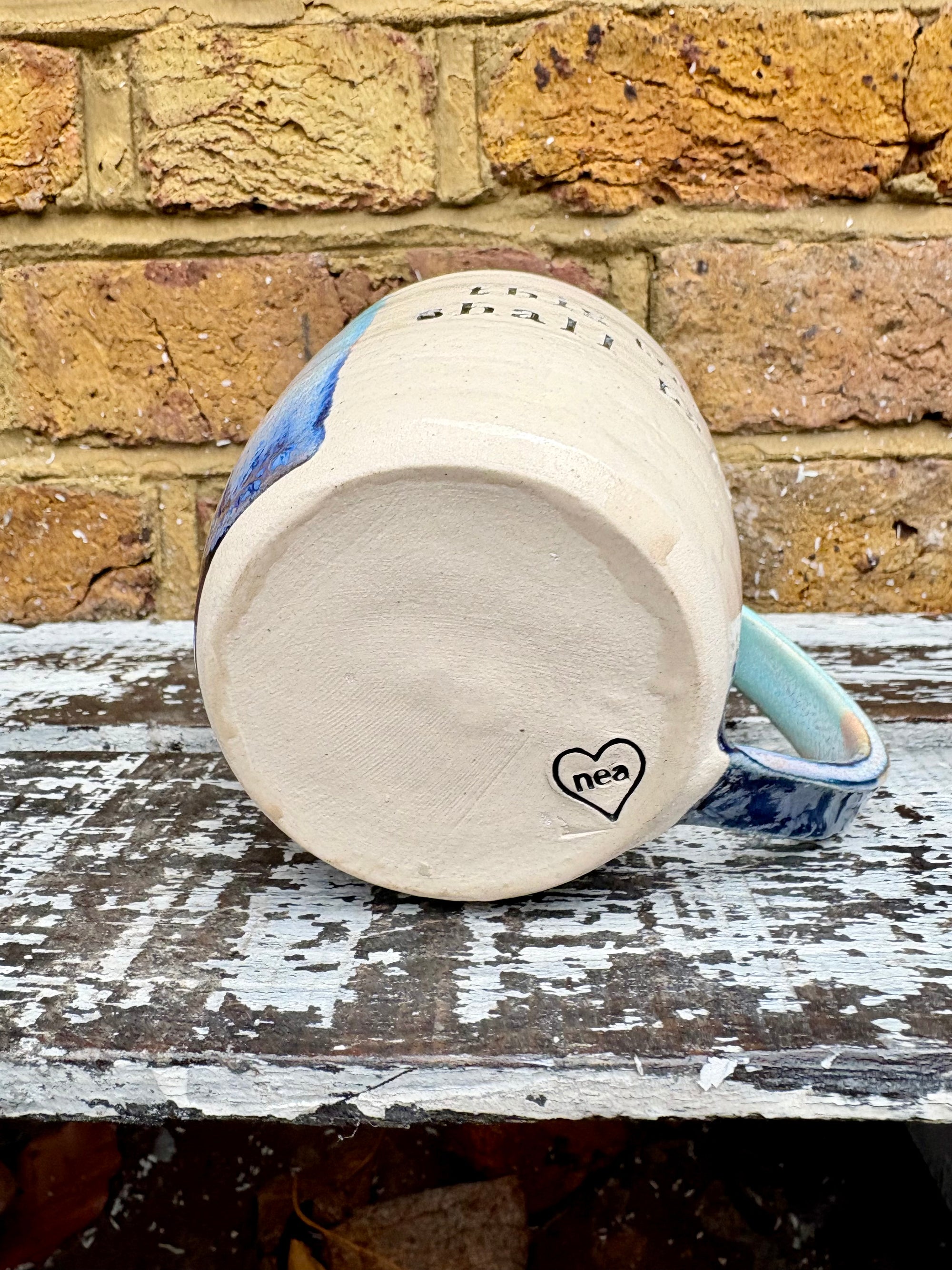 “this too shall pass"..."it fucking better" mug