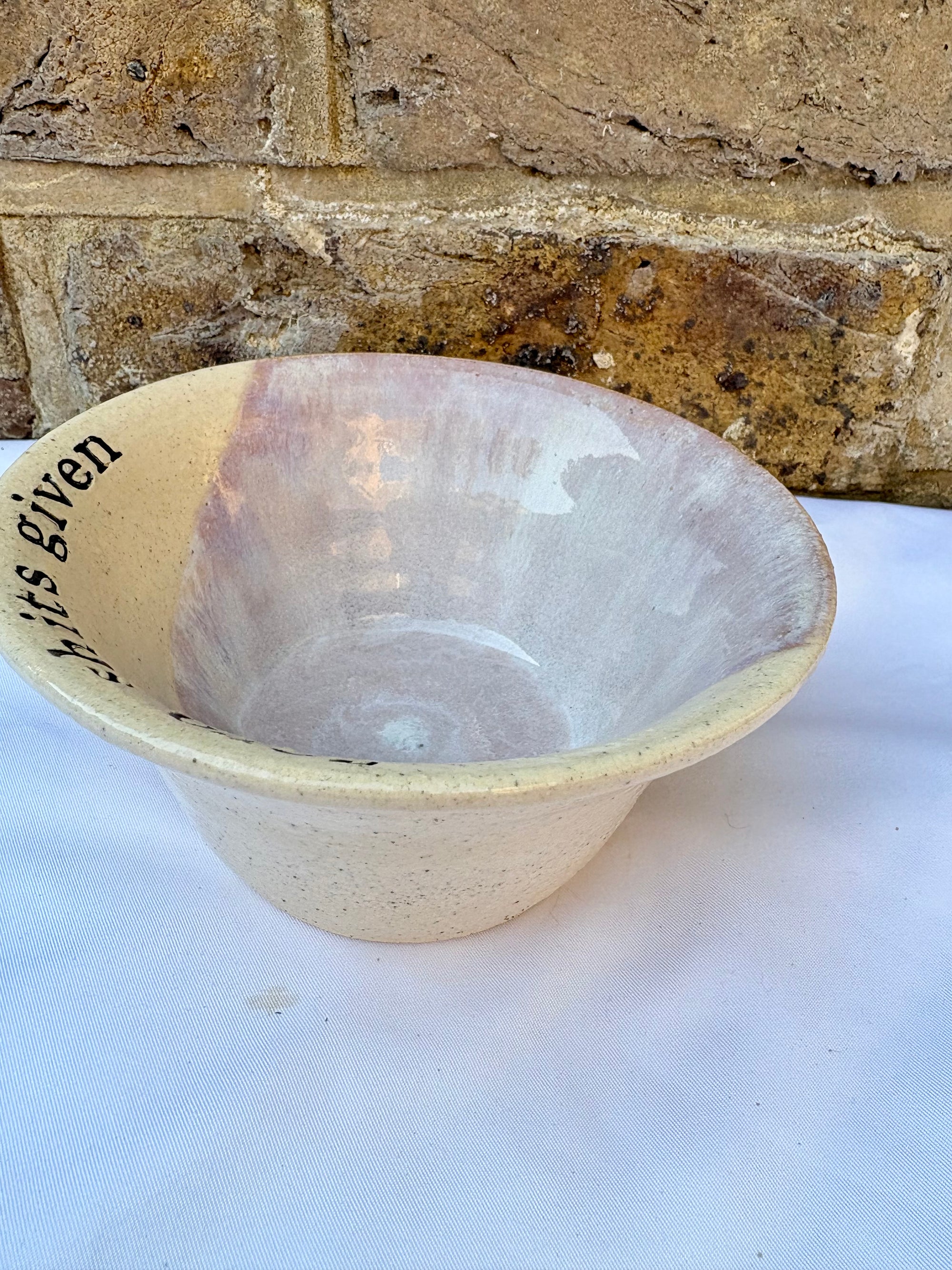 "zero shits given" bowl