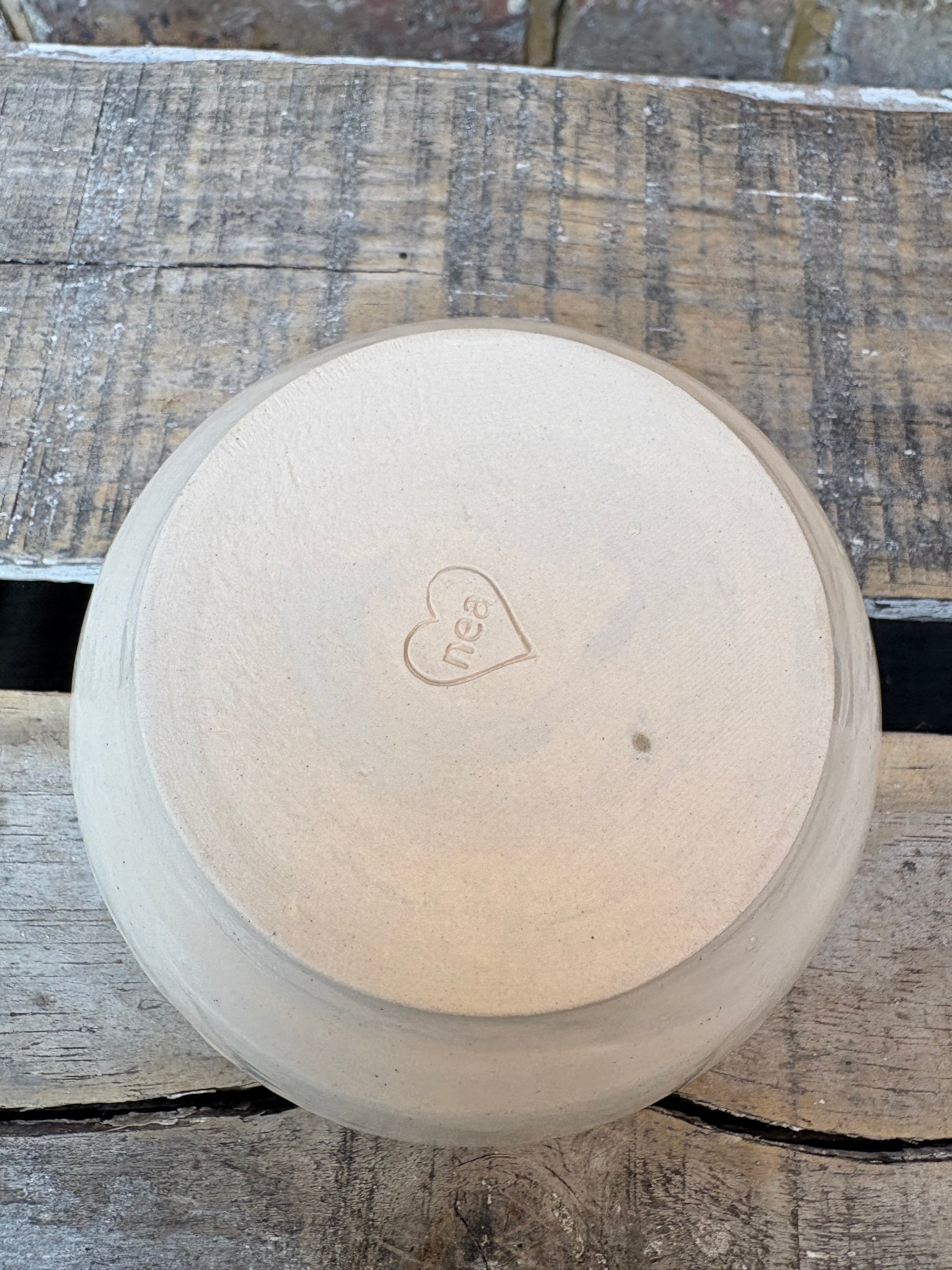 "random shit" trinket dish (pink, cream)