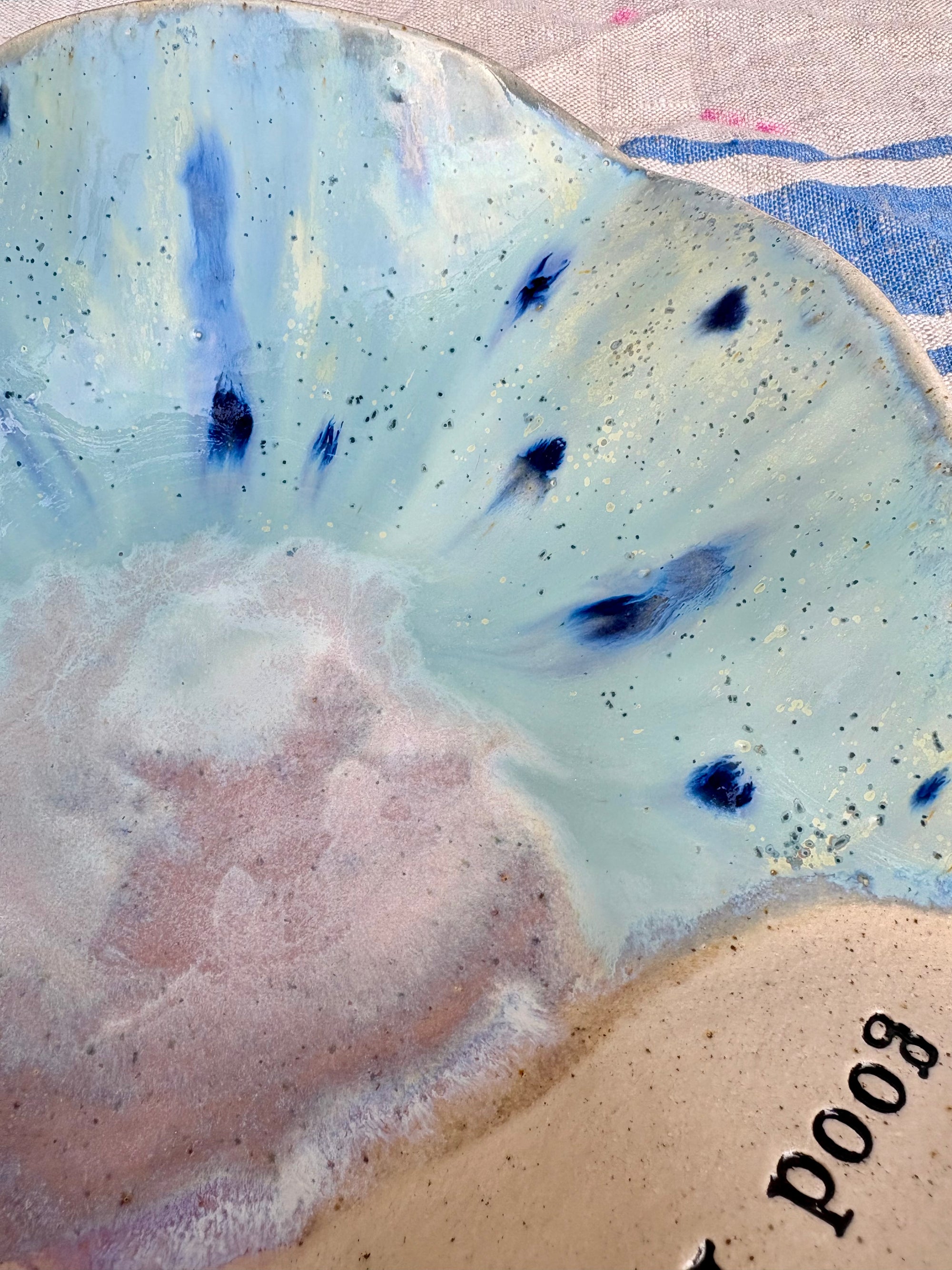 "good food, fine wine, great company..." serving dish