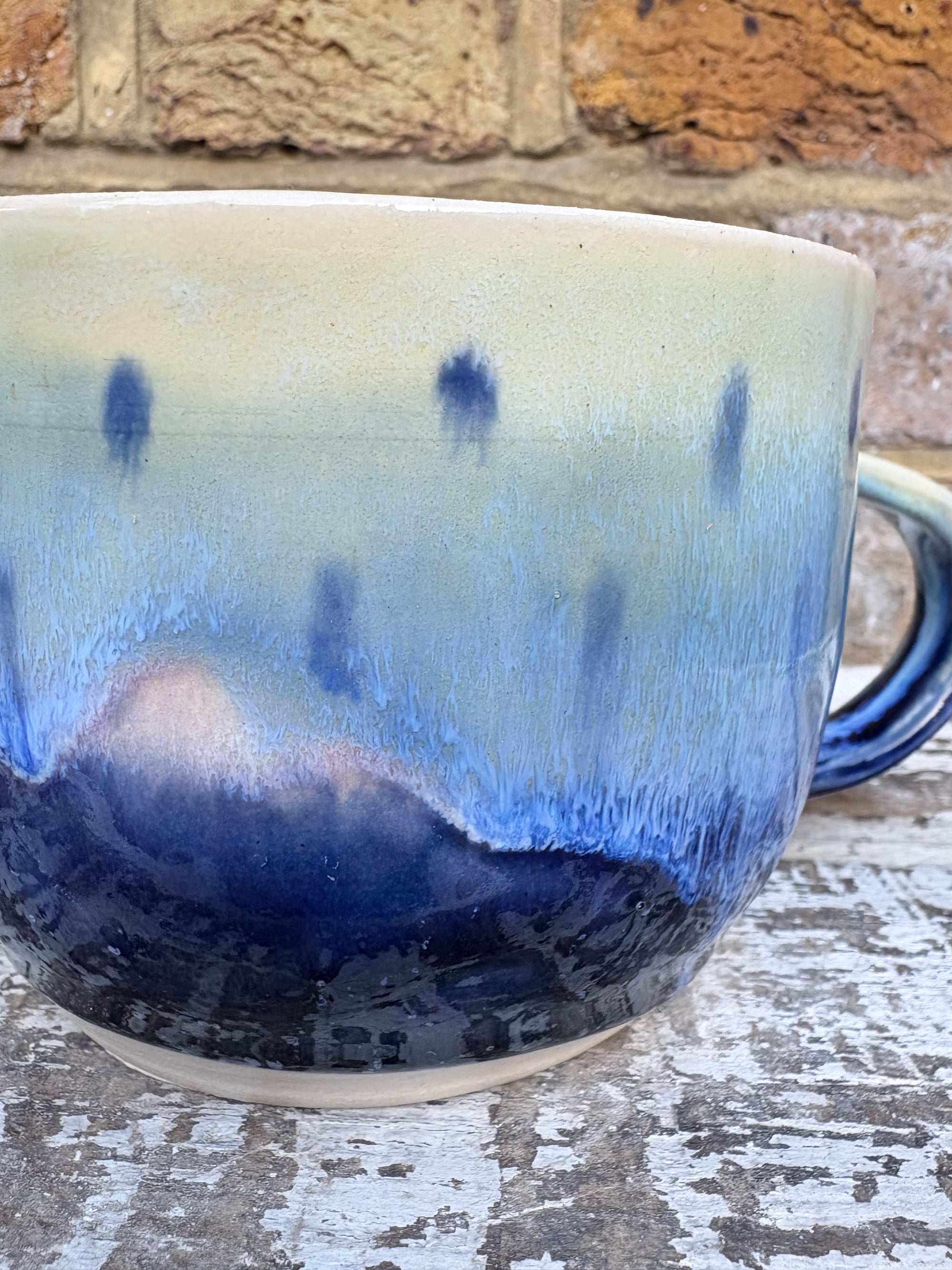 Giant "bellend dickhead plonker..." mug (Blue Dream)