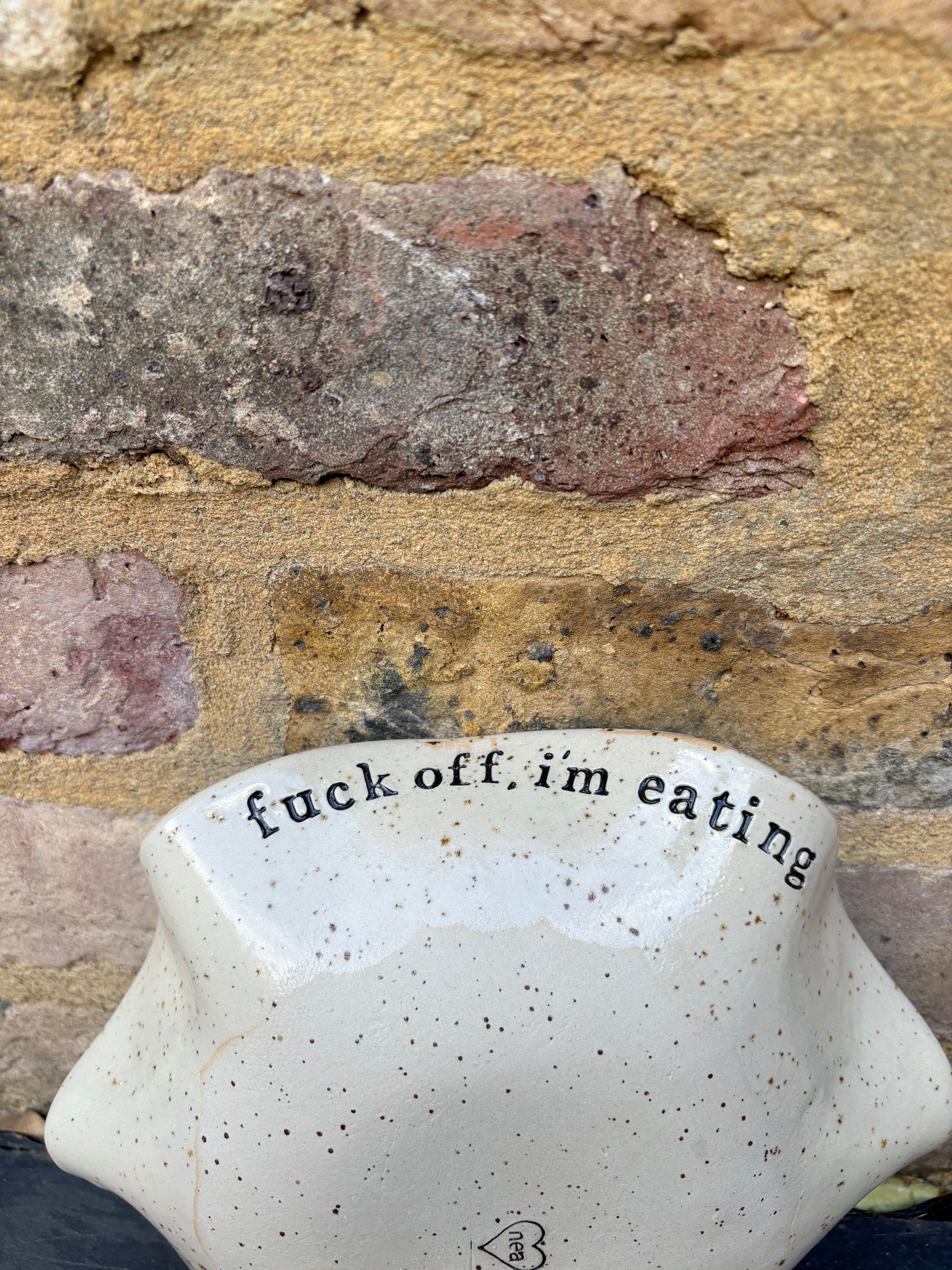 "fuck off, i'm eating" bowl