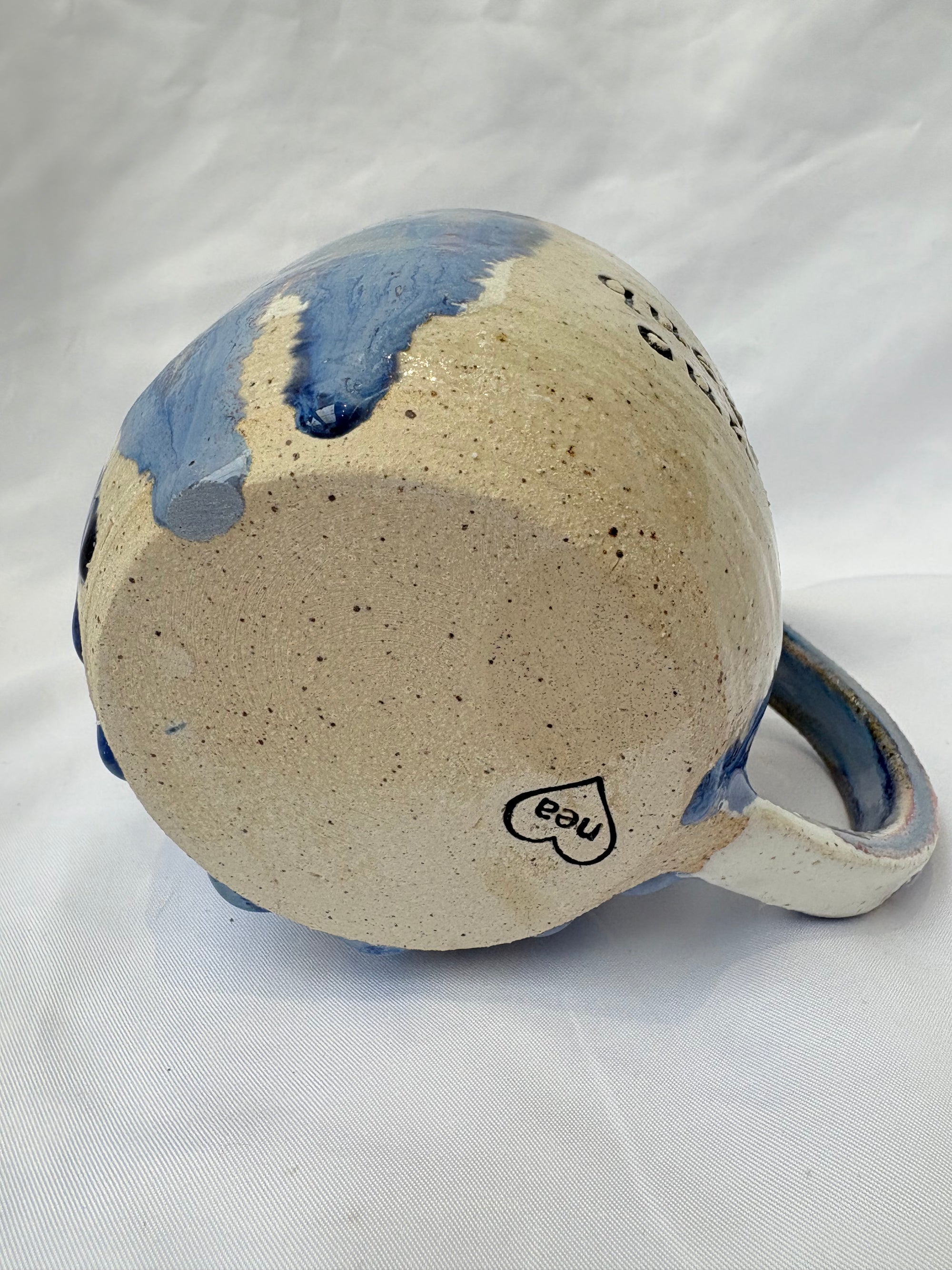Queen Cunt mug (Blue and White glaze)