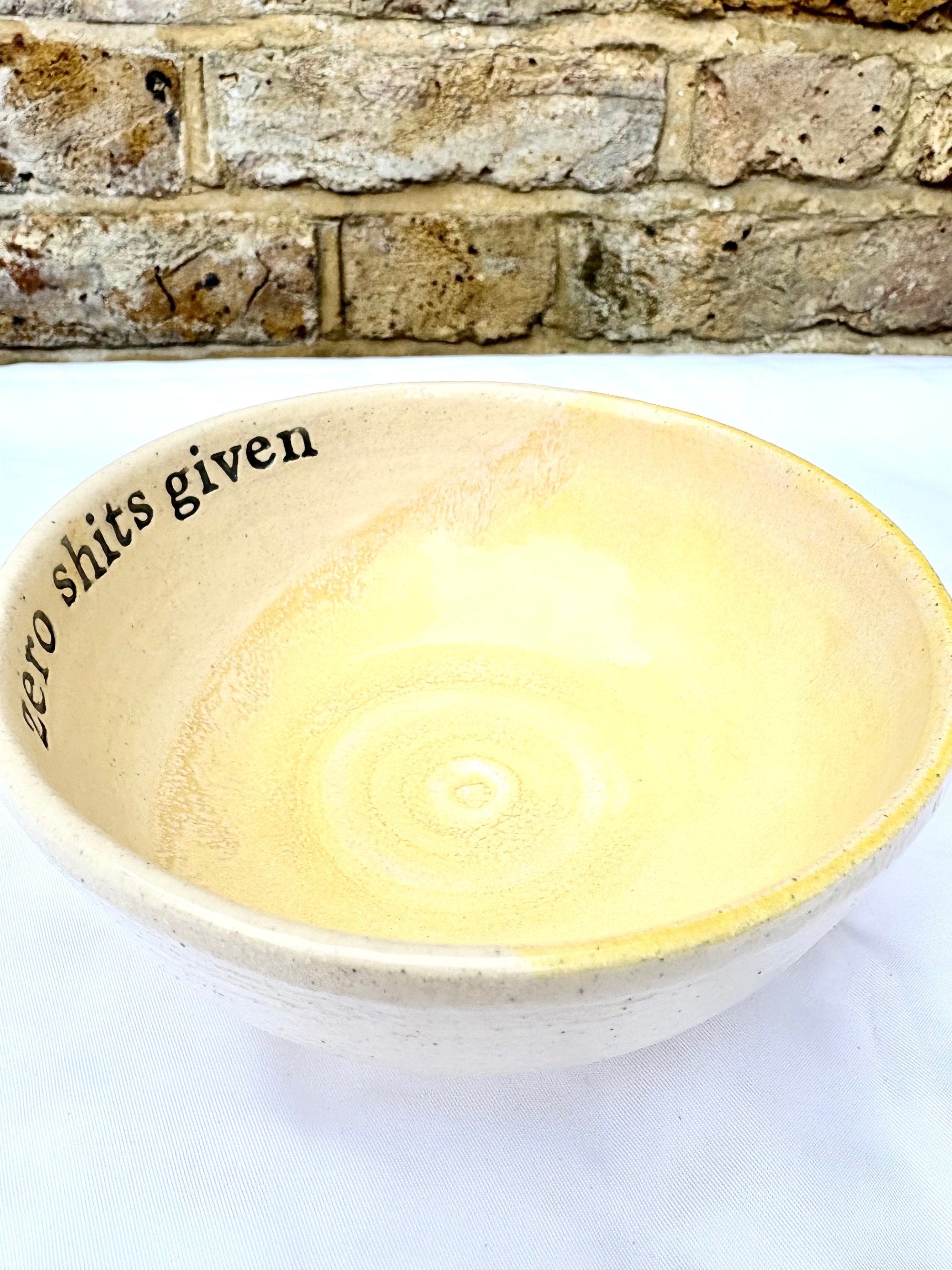 "zero shits given" bowl