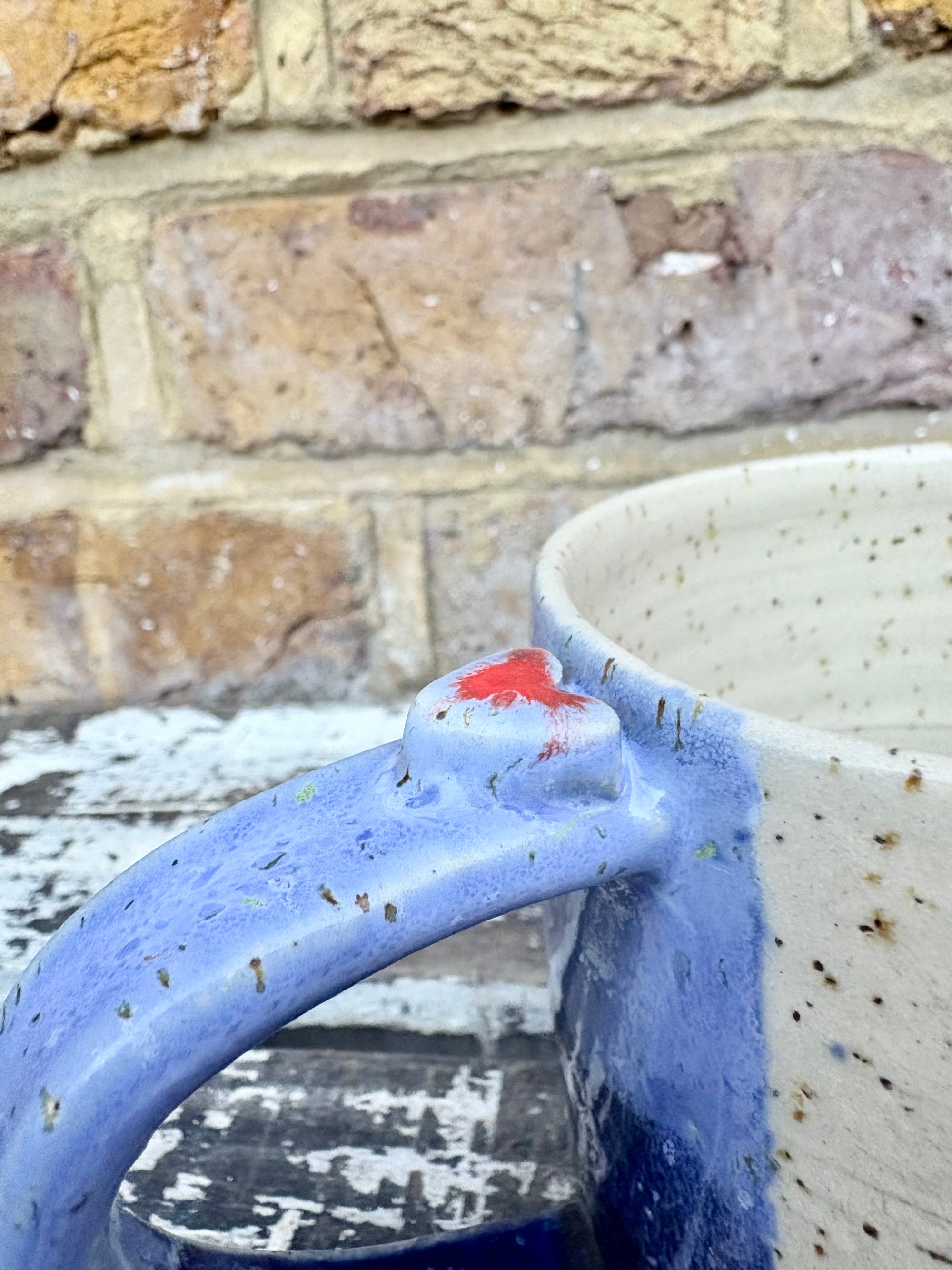 "bellend fuckwit dickwad dipshit wanker" mug (Blues)