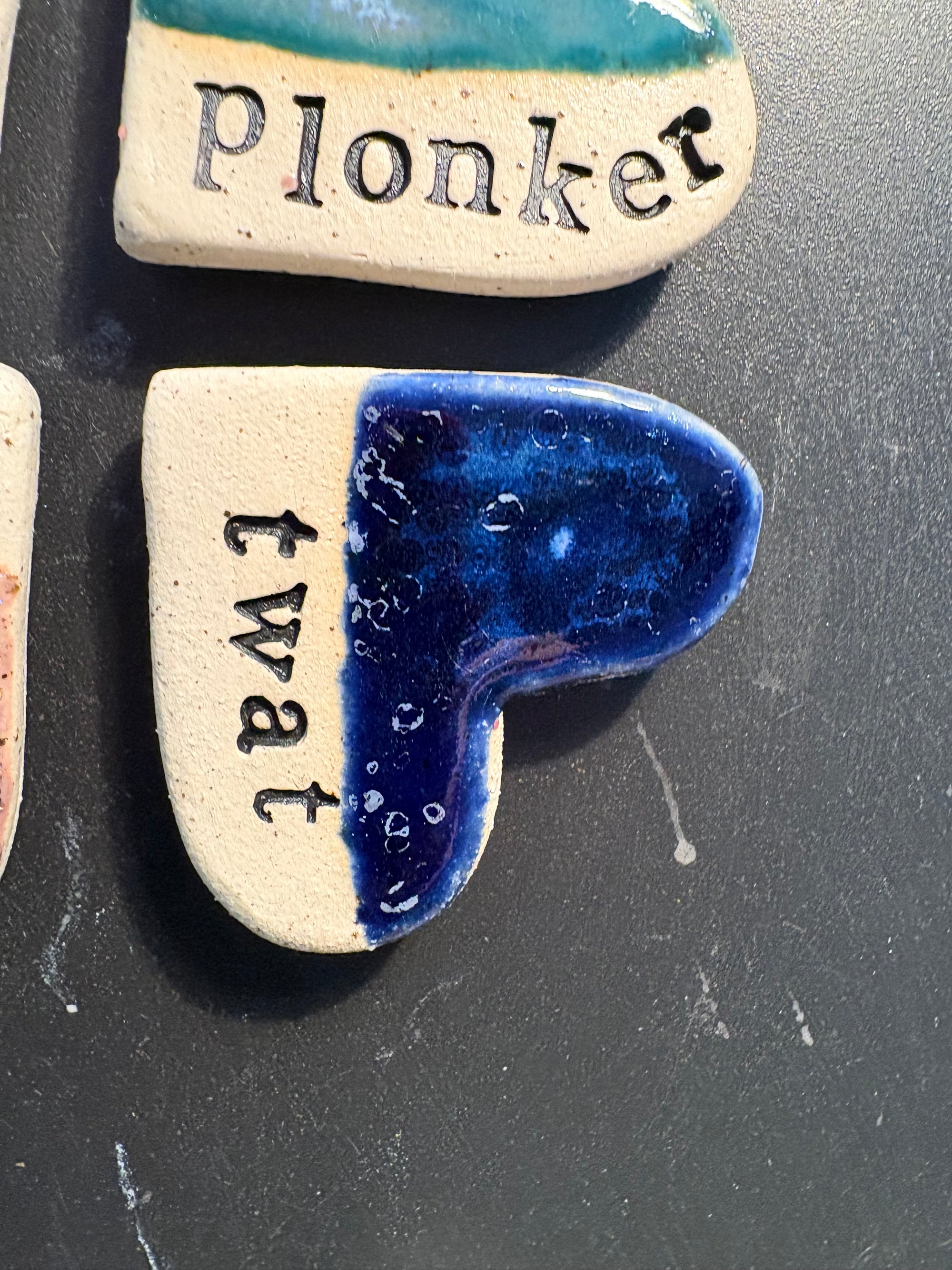 Sweary Magnet Set (4 heart shaped magnets)