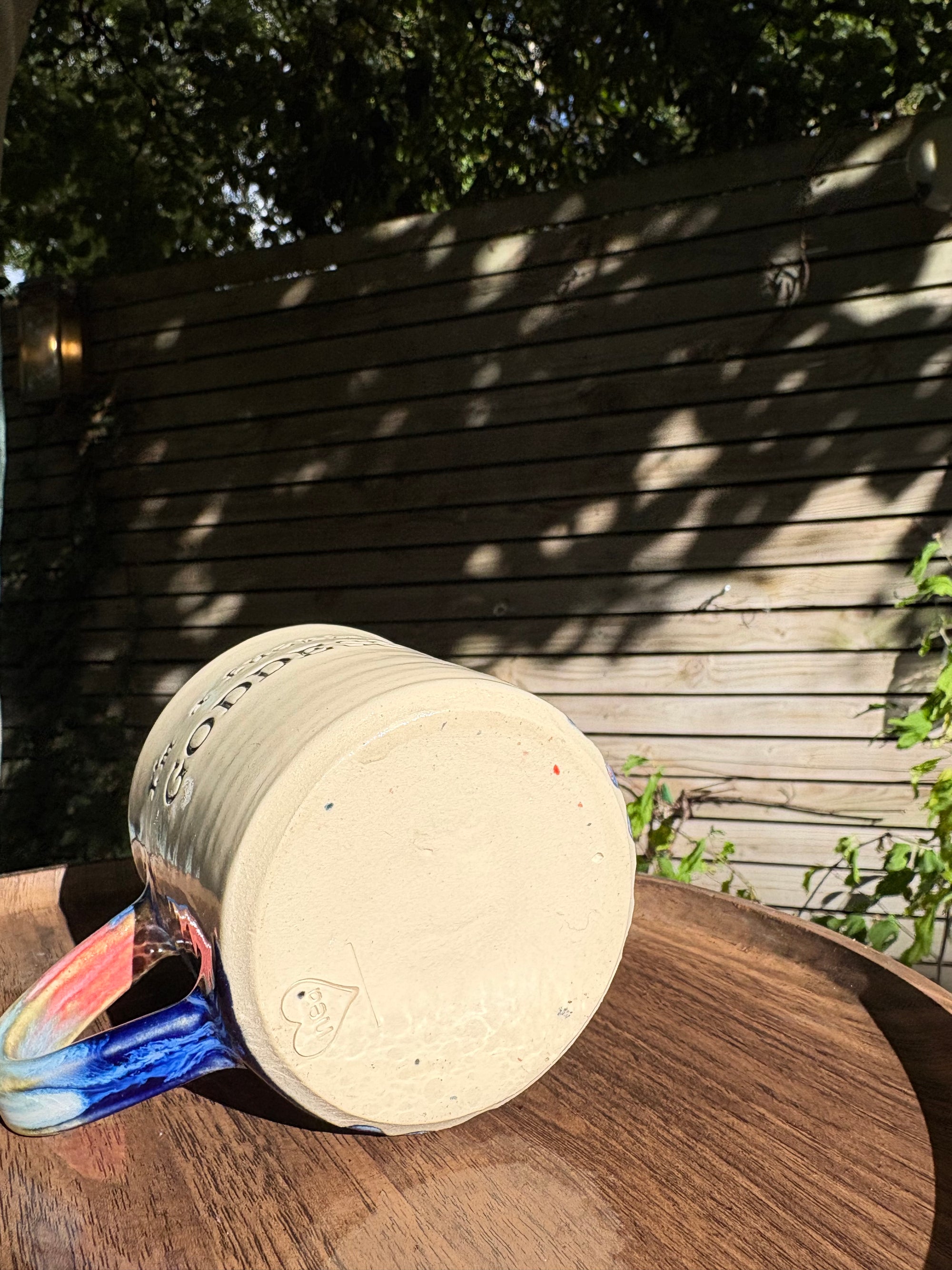 "I'm a fucking GODDESS" mug (blue night sky, 290ml)