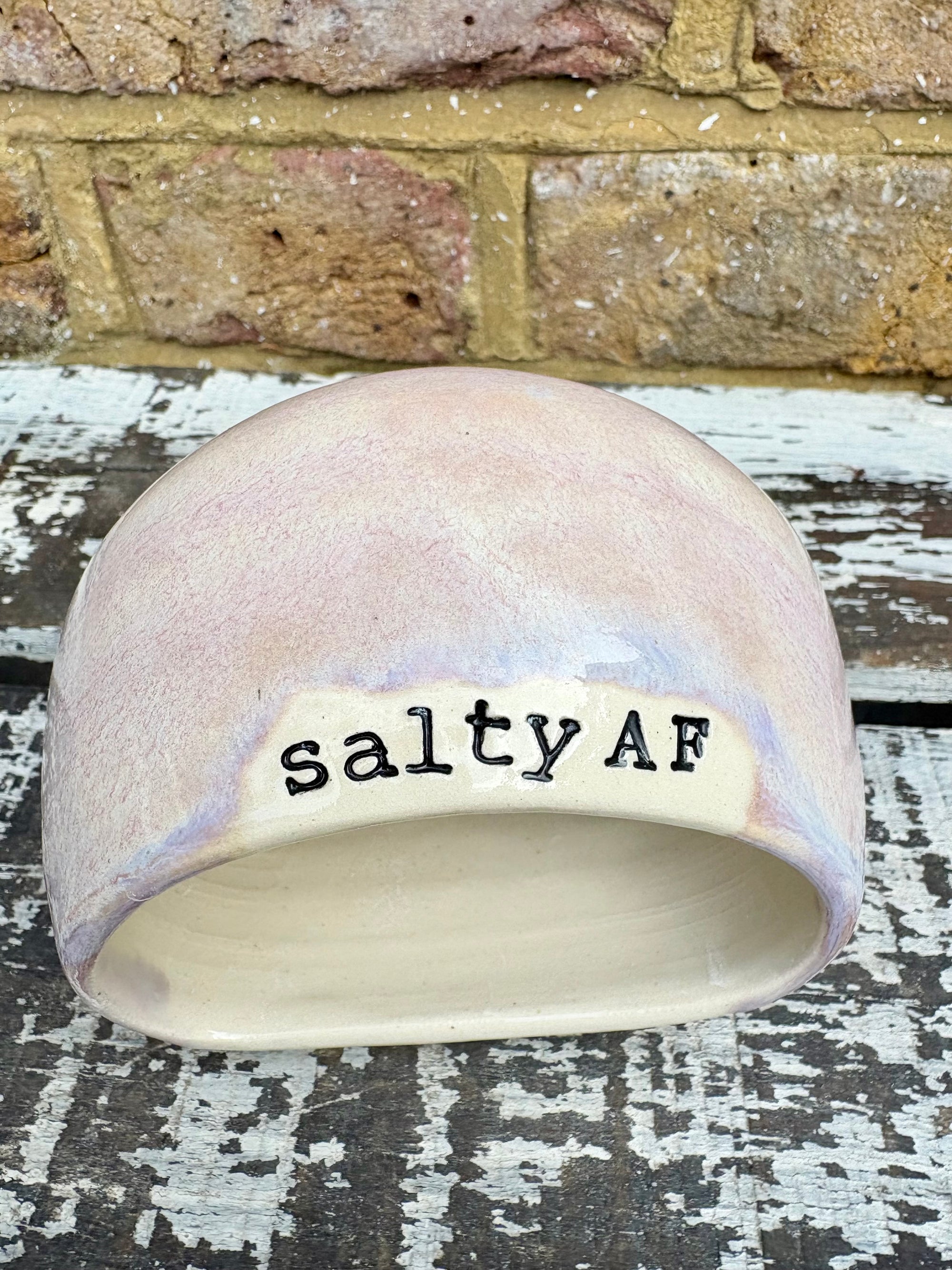 "Salty AF" Salt Pig (Lilac)