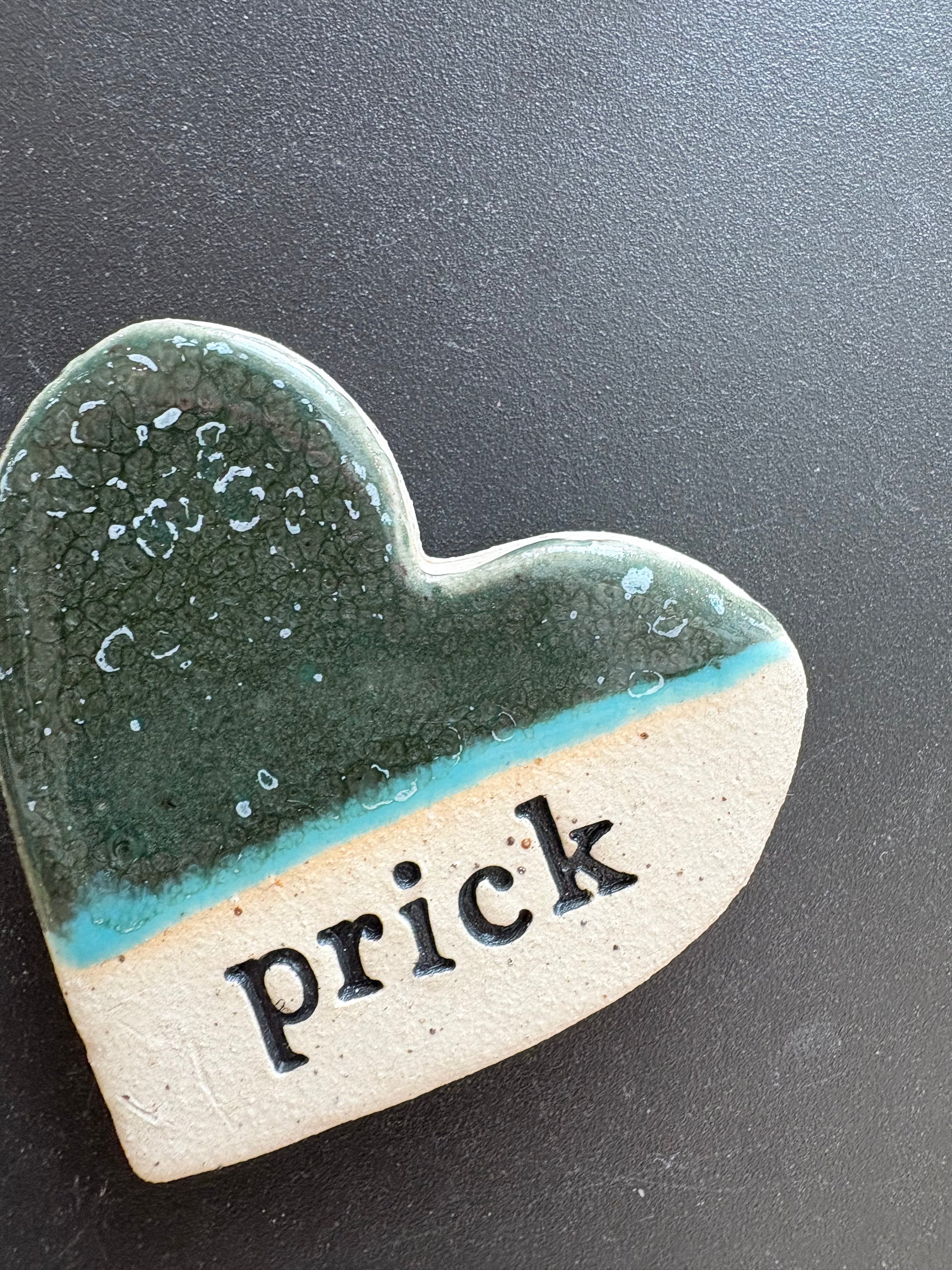 “Prick” Magnet (dark green, large)