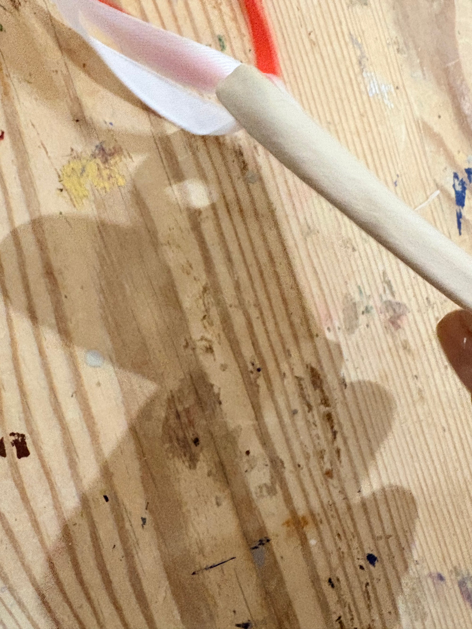 “merry fuckmas” hanging decoration (red and white, larger)