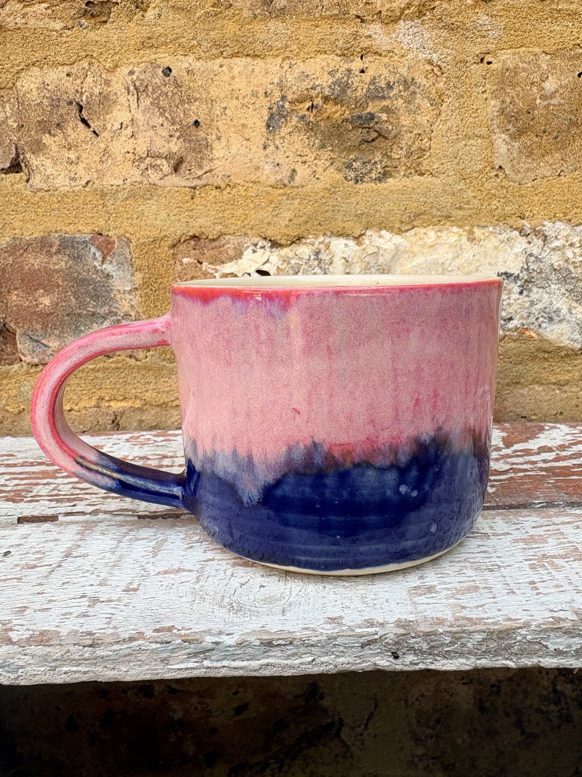 "I hope this email kills us both" mug (pink/ blue)