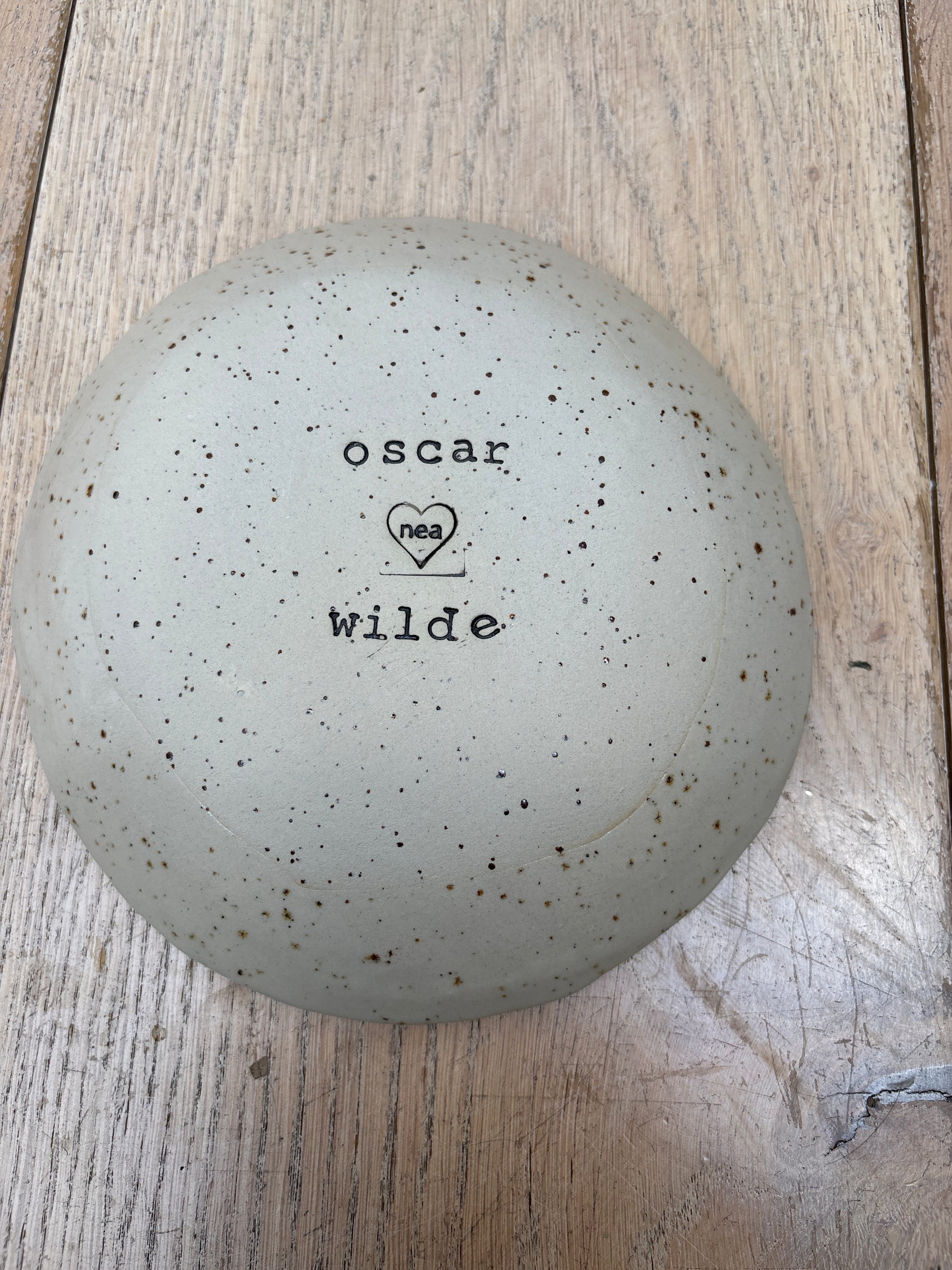 Oscar Wilde "temptation" cake plate