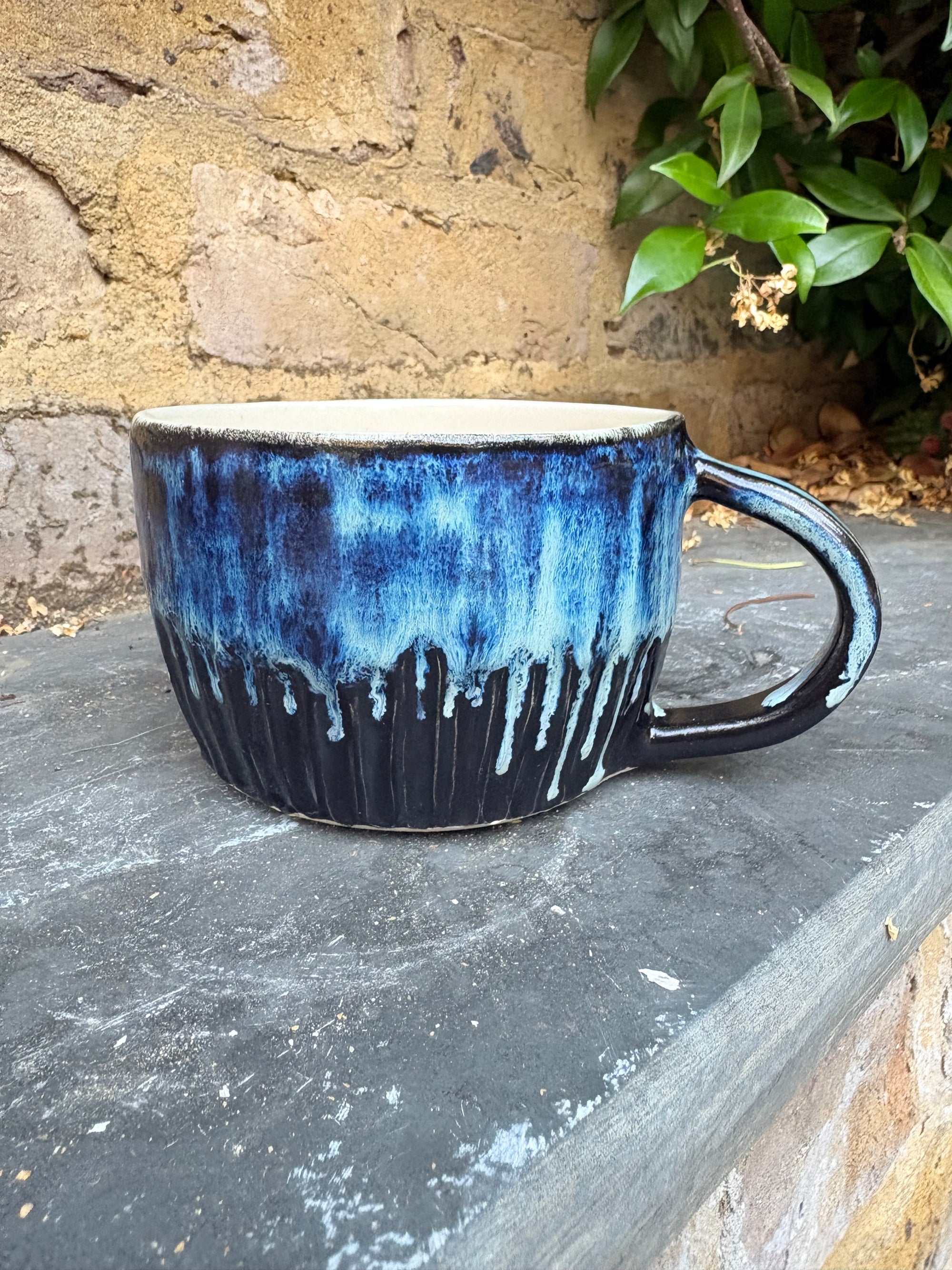 “chuck it in the fuck it bucket" mug (blue shore, 280ml)