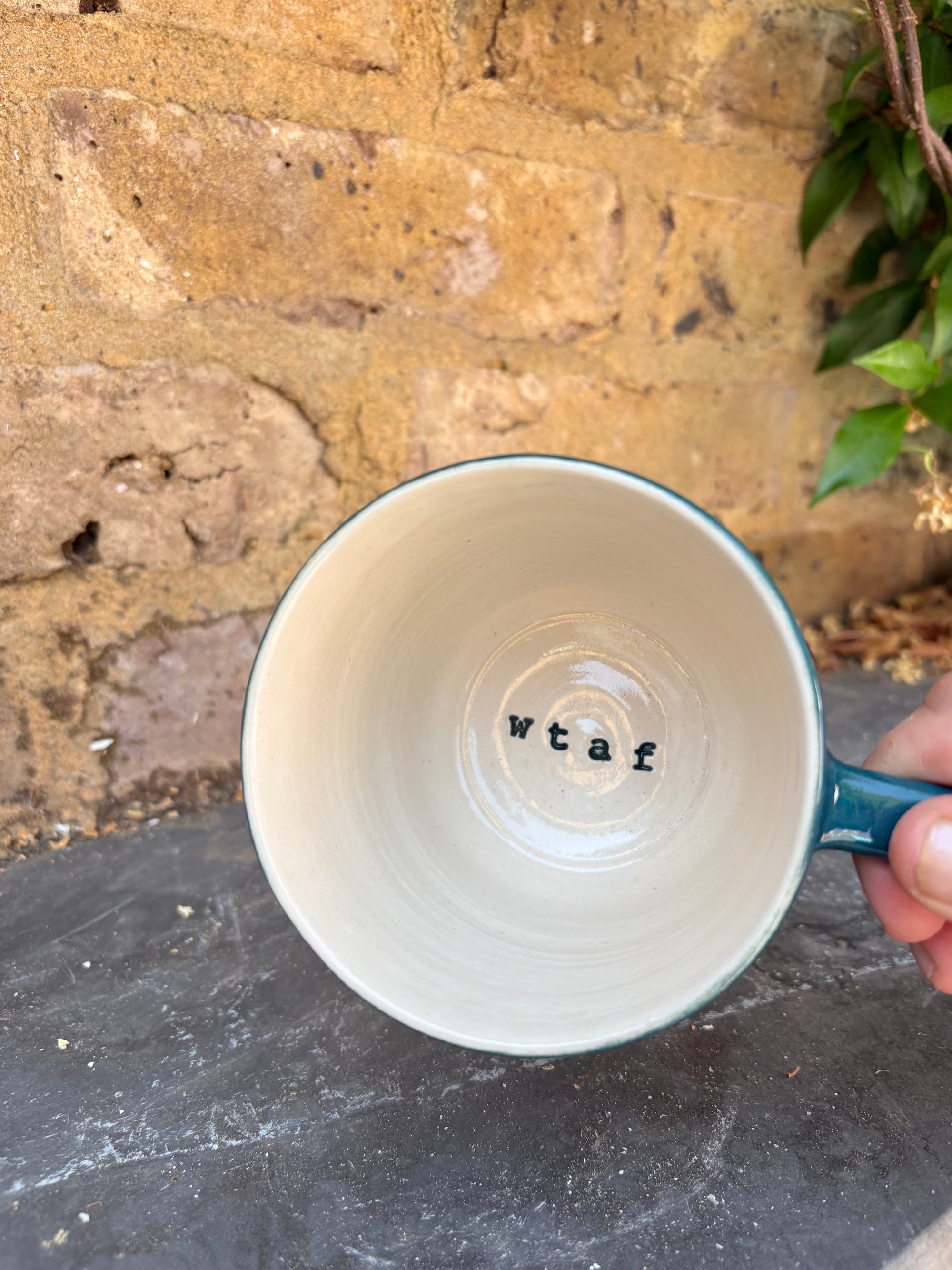 wtaf mug (teal)