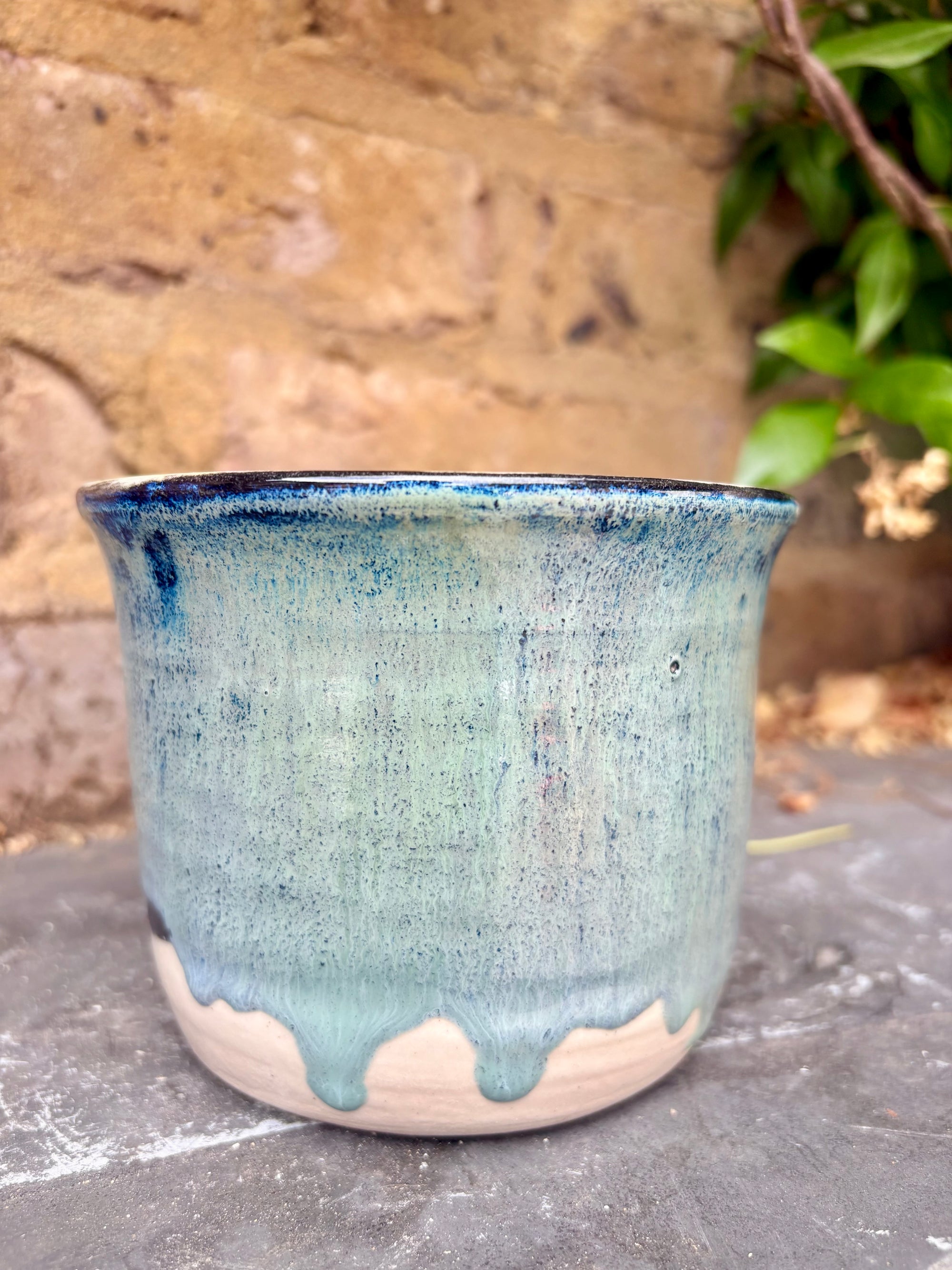 "random kitchen shit" utensil holder (blue shore)