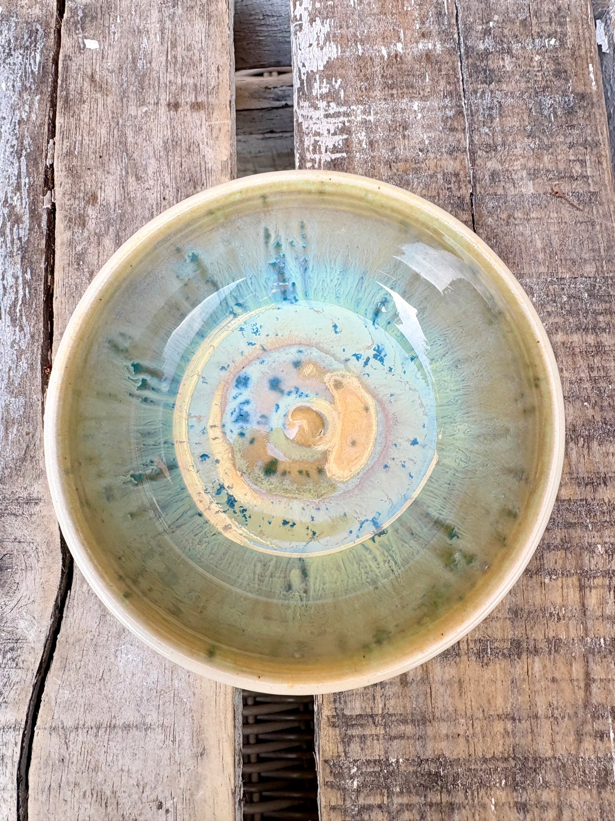 "random shit" trinket dish (green dream)