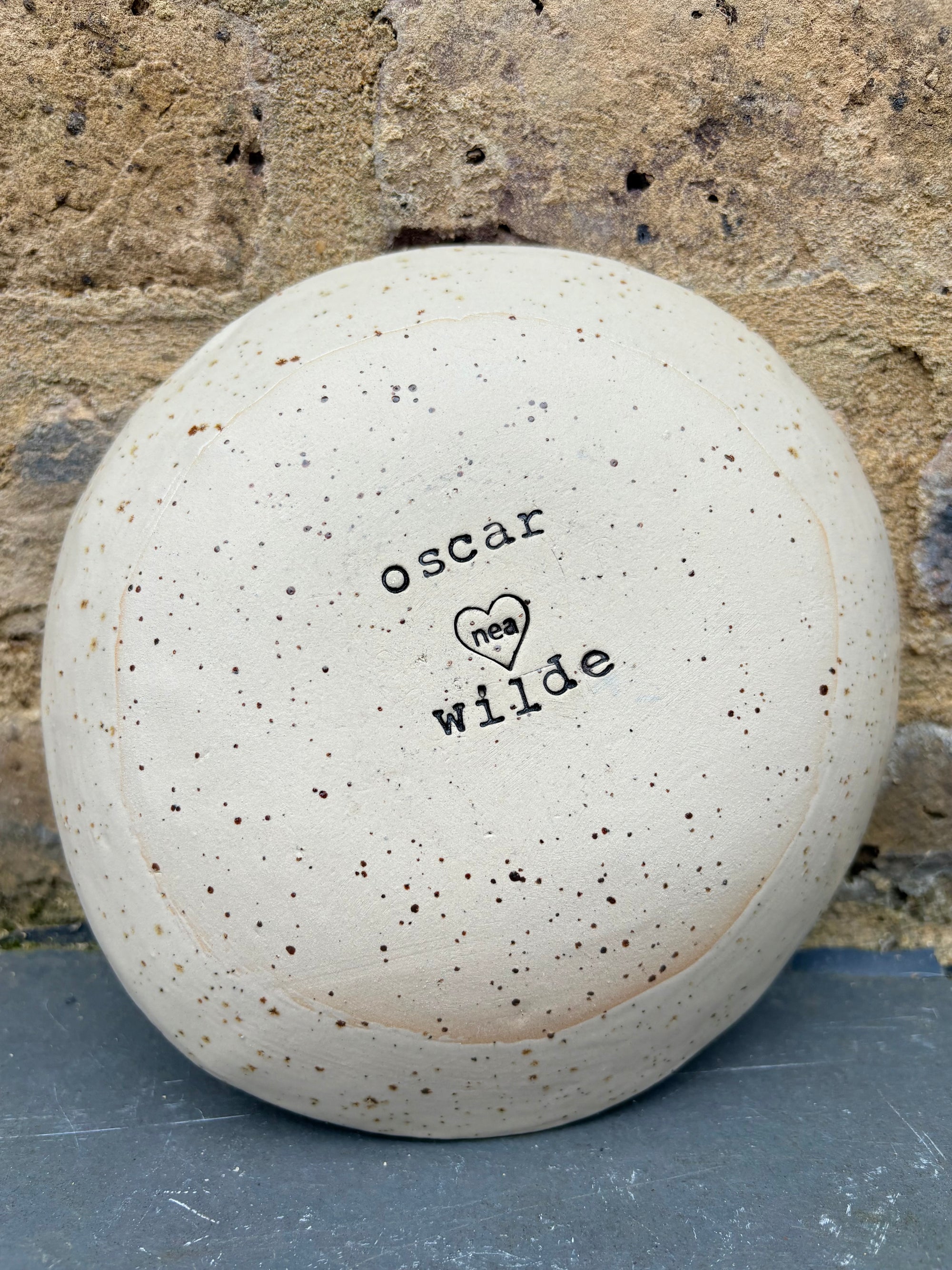 Oscar Wilde "temptation" cake plate (green)