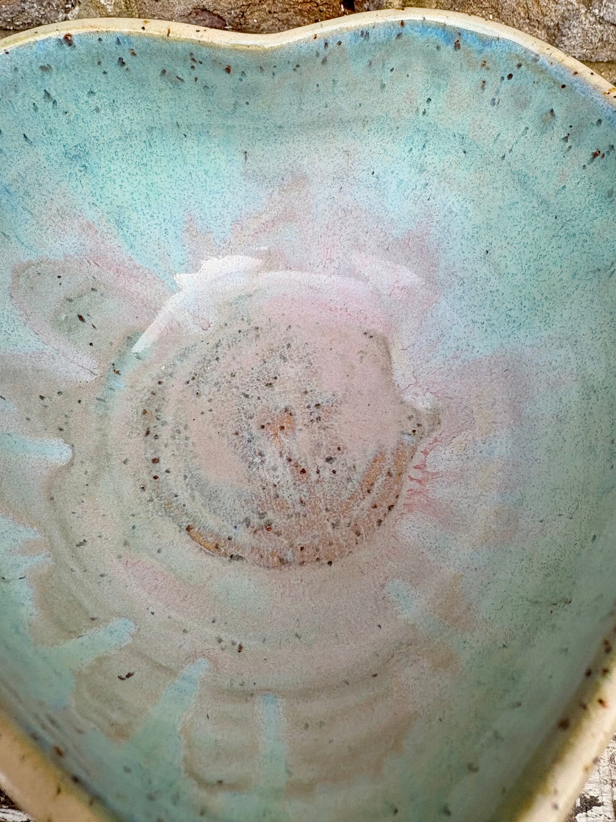 "I'm sorry for what I said when I was hungry" bowl (Pink Skies)