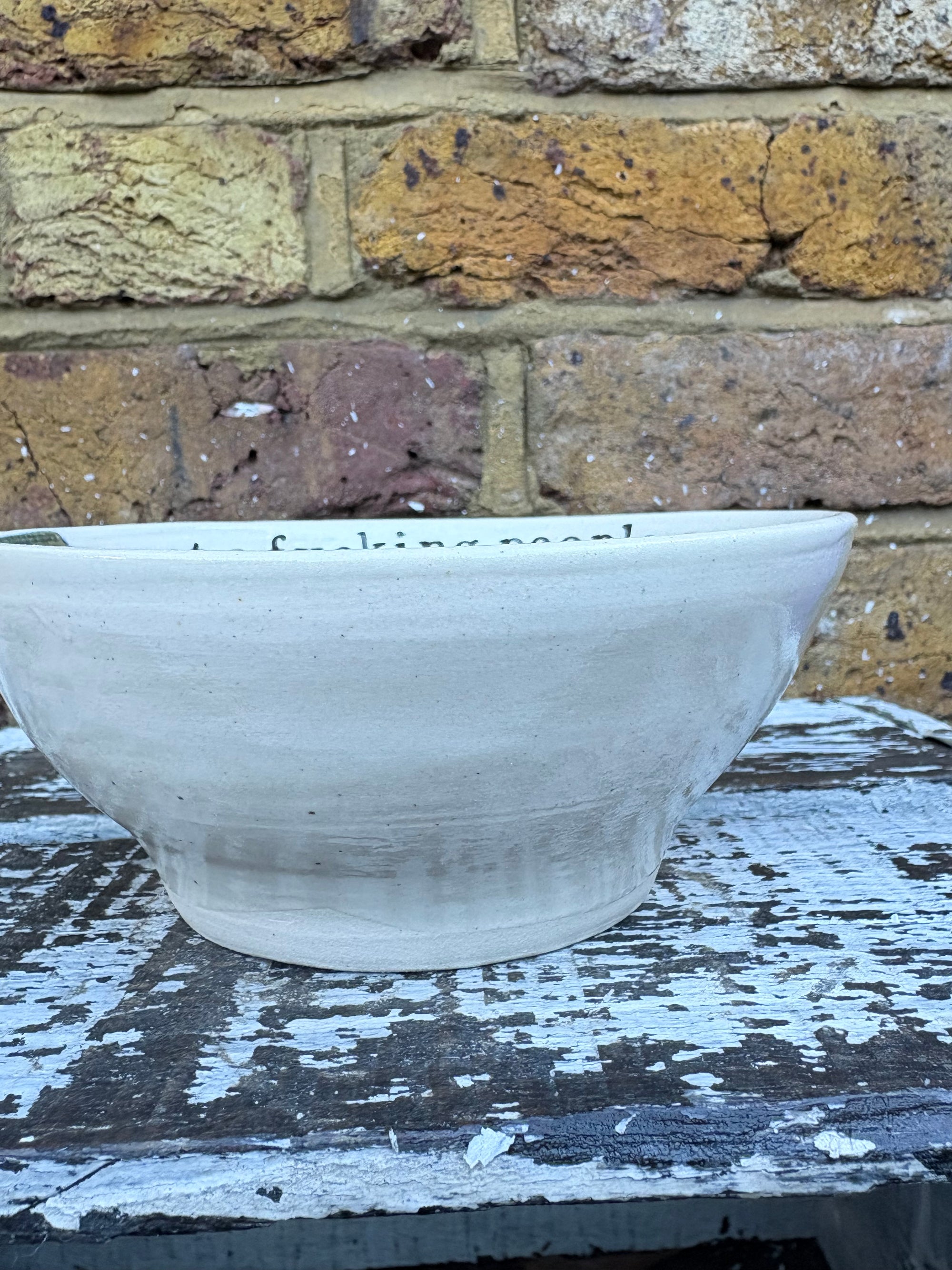 "not a fucking People Person" bowl