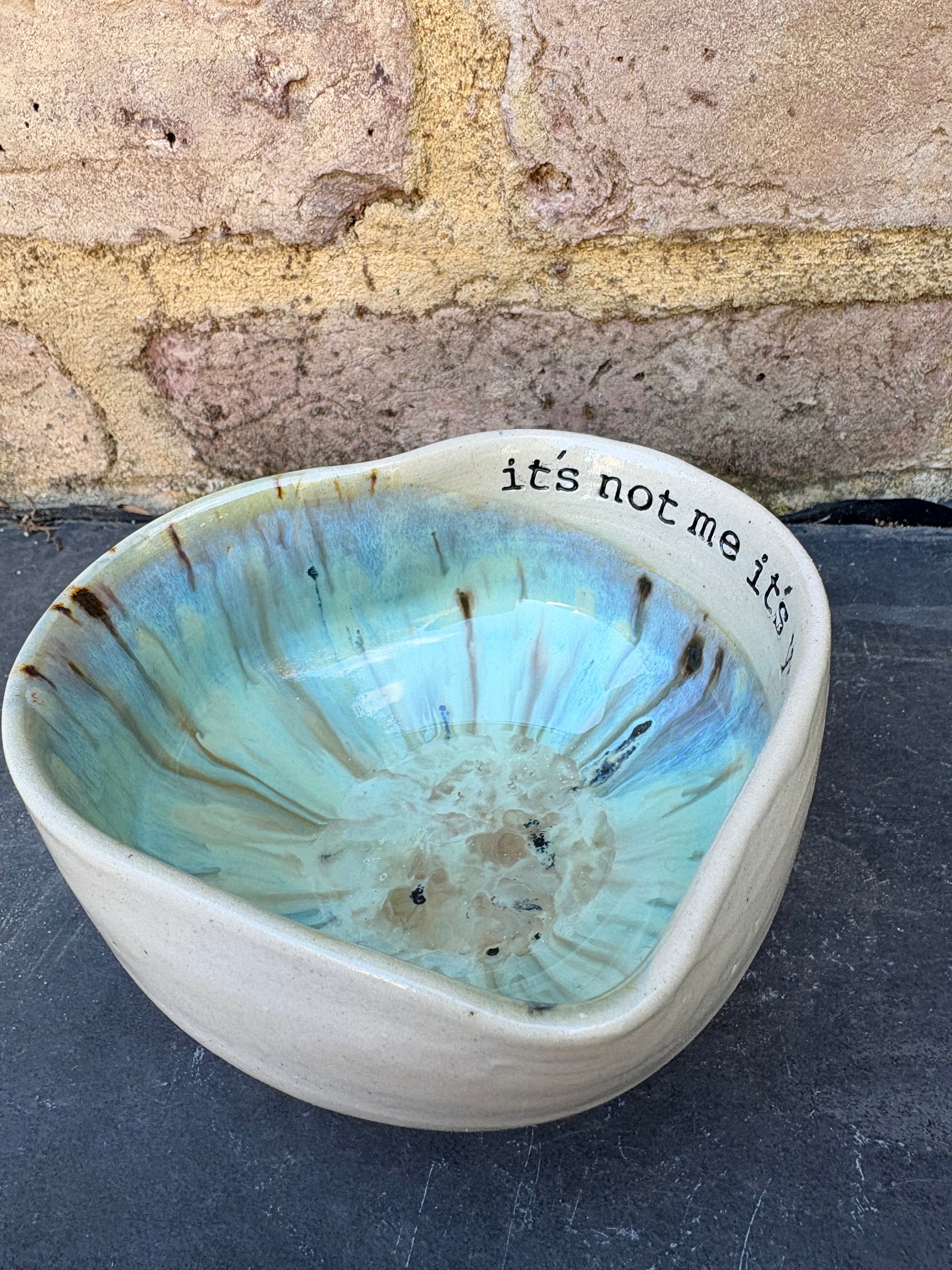 "it's not me, it's you" snack bowl