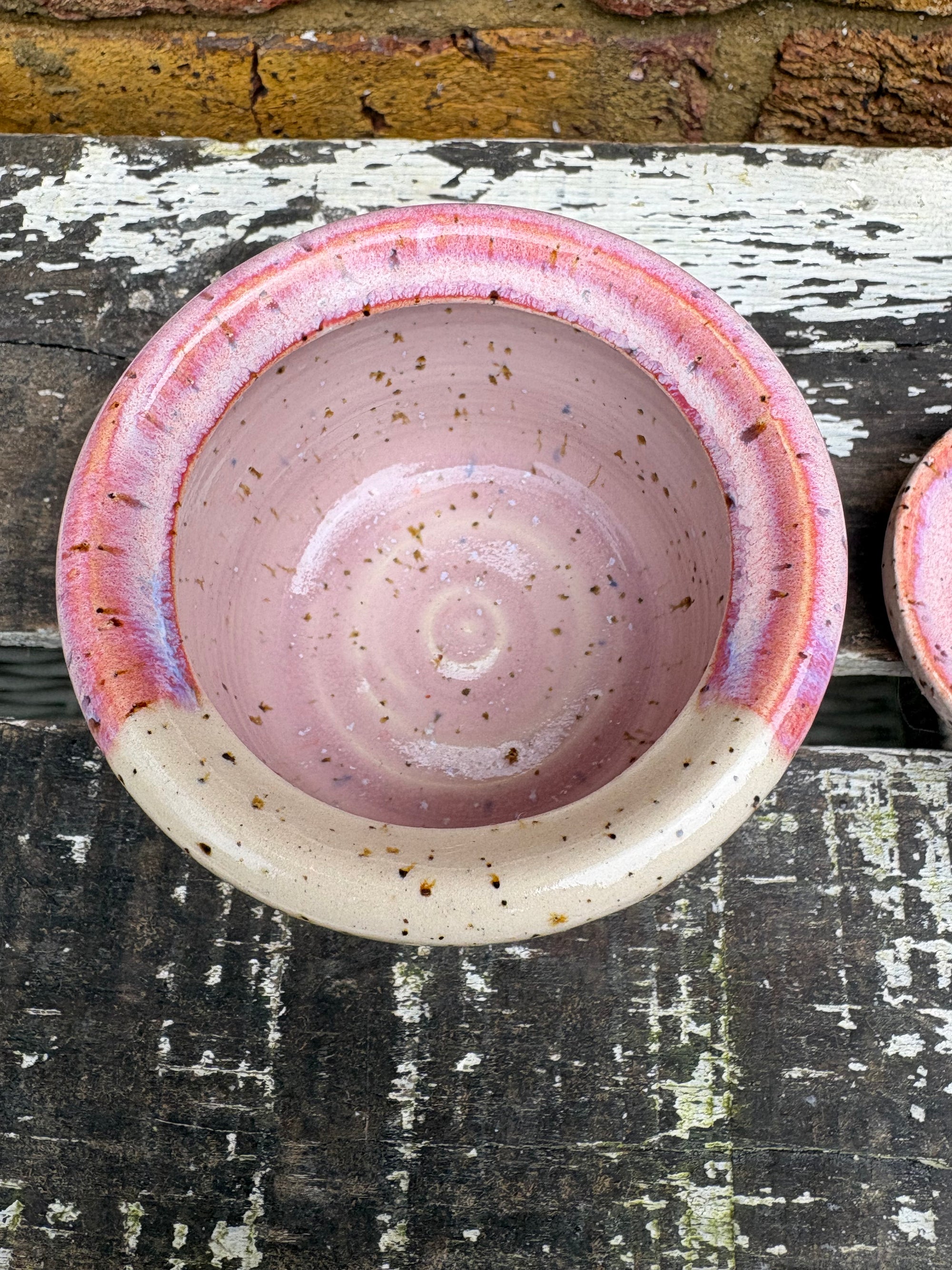 "dopamine storage" lidded pot (pink)